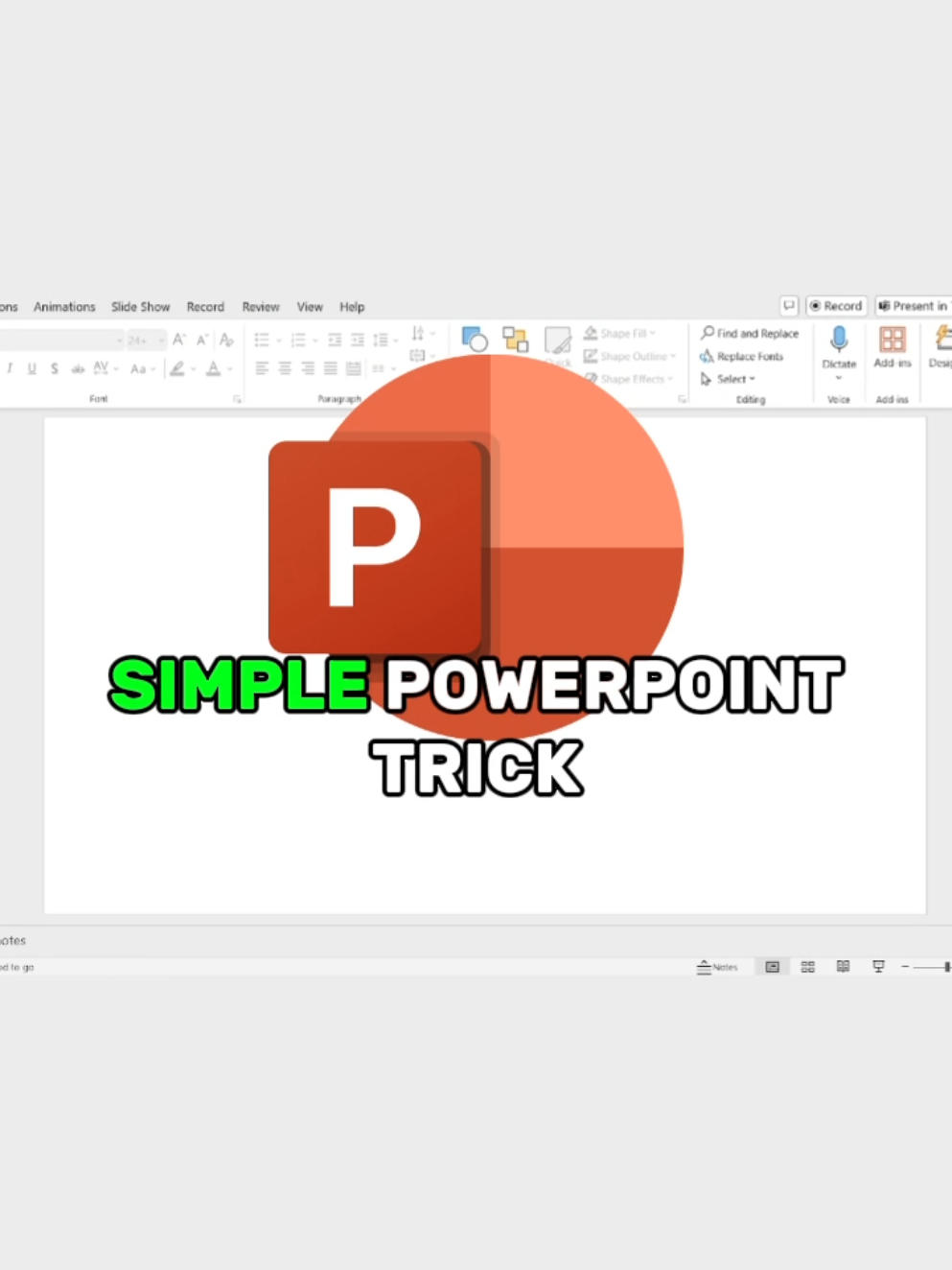 Simple PowerPoint Trick! #powerpoint #powerpointpresentation #powerpointtutorial 