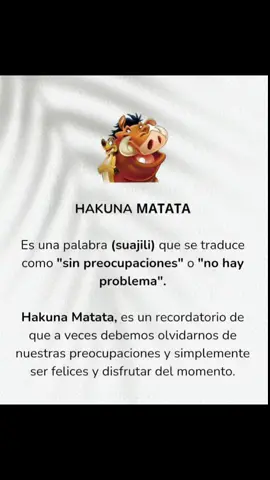 #hakunamatata #matata 