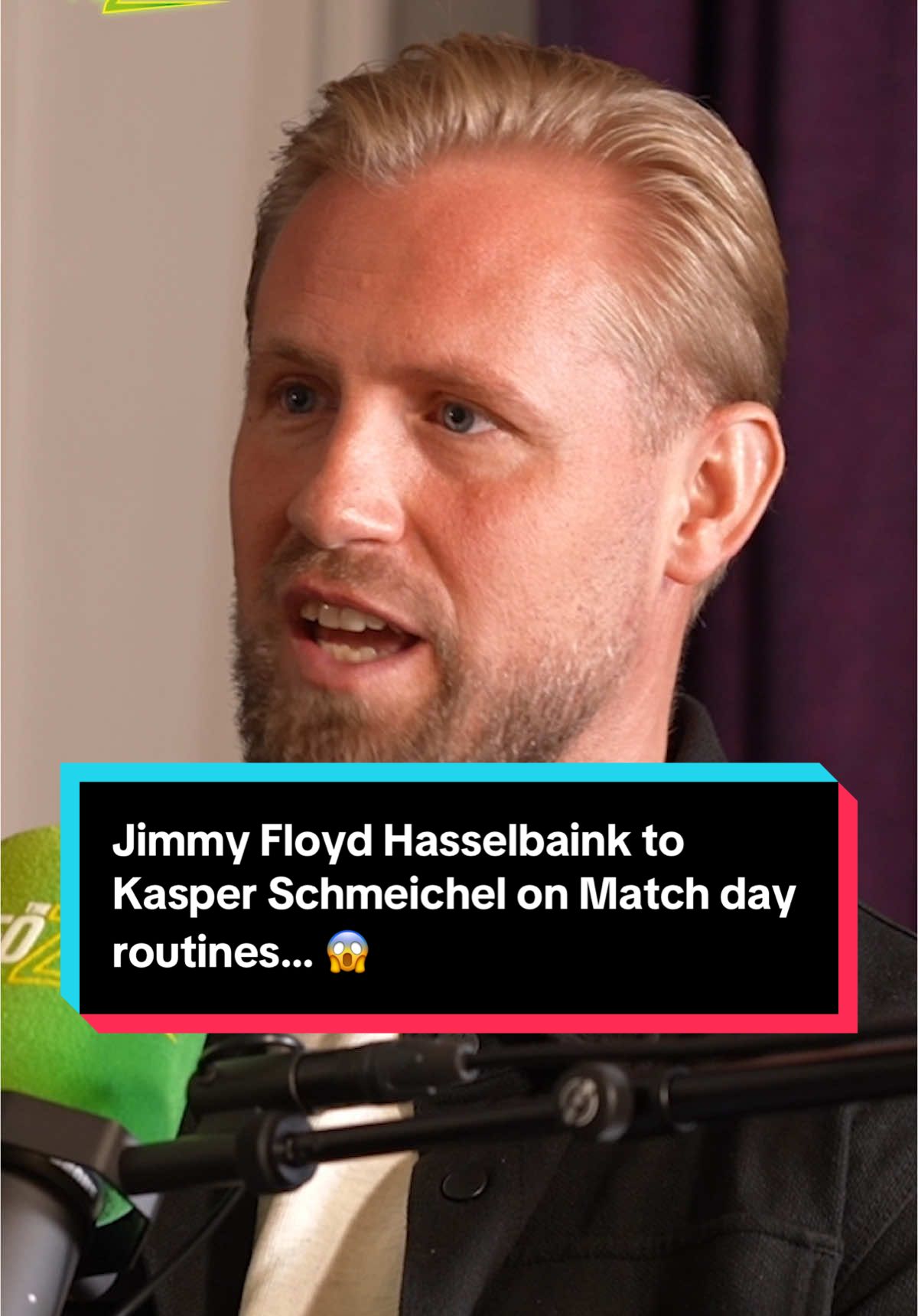 “That’s WEAKNESS, That’s just WEAK!” 😳 Jimmy Floyd Hasselbaink to Kasper Schmeichel on Match day routines… 😱 #kasperschmeichel #jimmyfloydhasselbaink #chelsea #celtic 