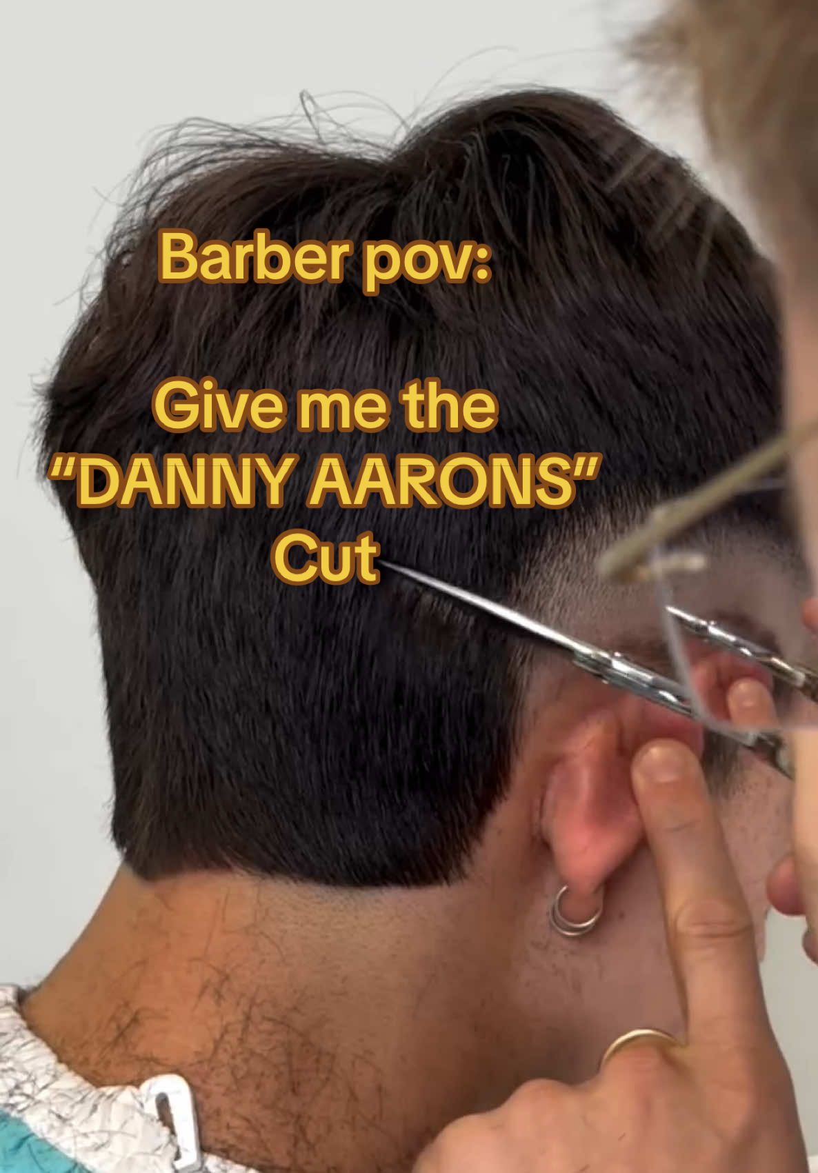 BARBER POV: GIVE ME THE DANNY AARONS CUT🫡 #dannyaarons #barber #fade #menshaircuts #trendinghair #trendinghairstyle #mullet #menshairstyle #menshairstyles 