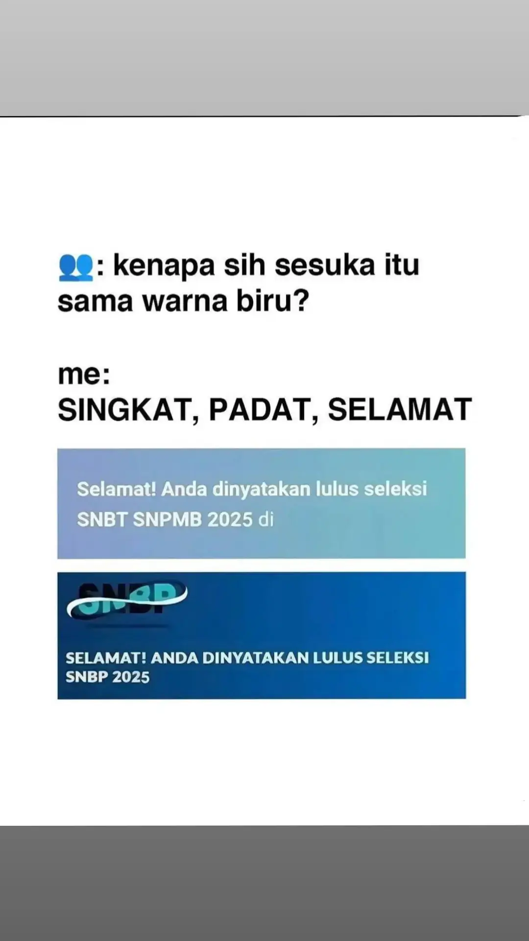 #snbp2025pejuangptn #universitas #utbk2025 #snbt2025 #snbp2025 #unpad #unnes #unhas #ub #ugm #ipb #uns #unair #kampusbiru #pejuangkampus2025 #undip #ui #unandpadang #snbt #snbp 