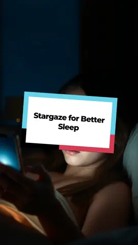 Staring at the stars might be the secret to fixing your sleep schedule... #SleepTips #Stargazing