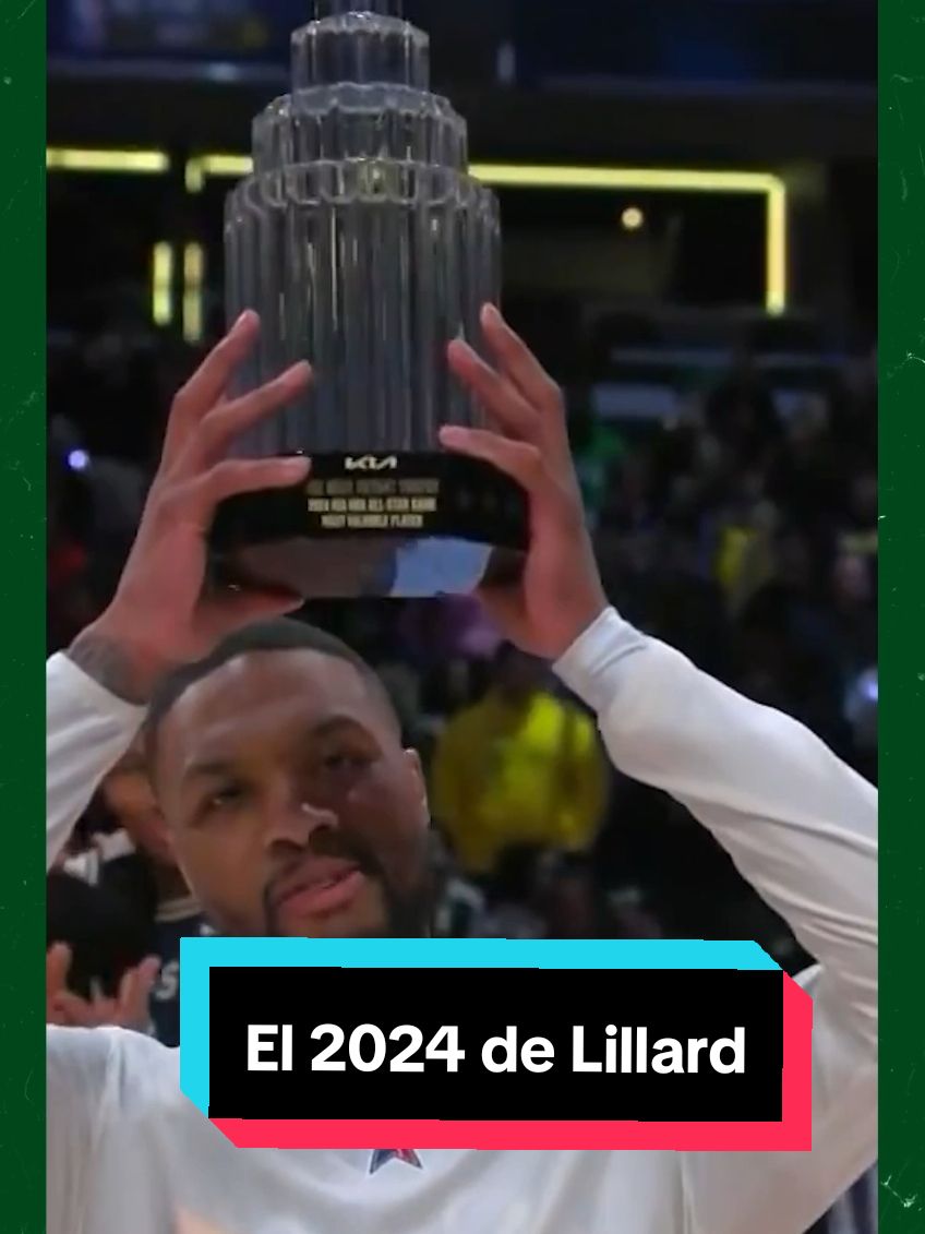 Un repaso por el 2024 de Damian Lillard 🔥🏆 #nbaallstar #mvp #campeon #NBA