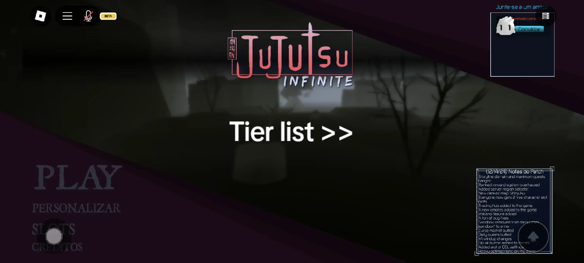 the best game #fyp #robloxfyp  #roblox #jujutsuinfinite #tierlist 