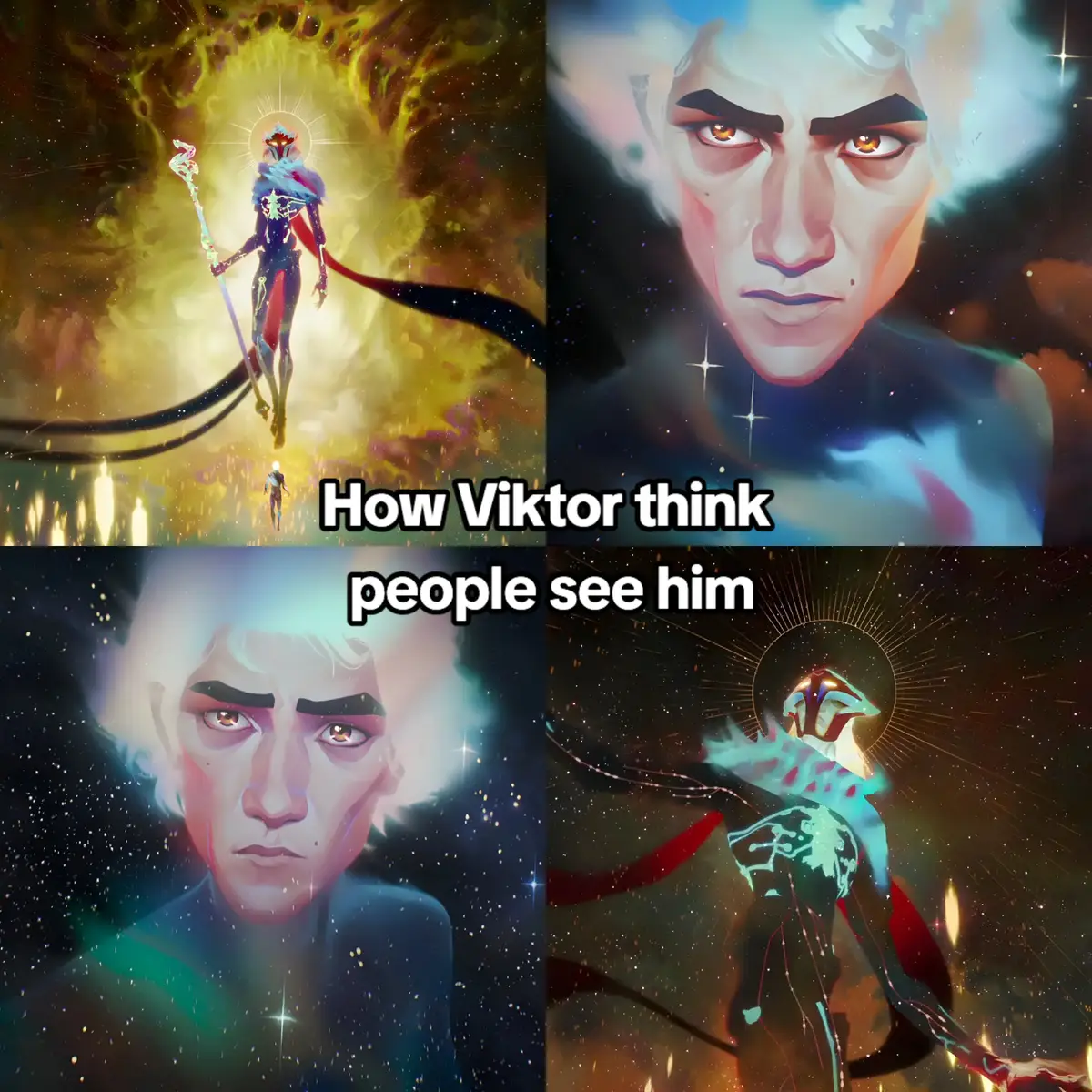 from machine to.. this creepy 🔥🤖 #Arcane #viktor #netflix #jesus #leagueoflegends #noeleagueoflegends #xyzbca #fyp #merrychristmas 