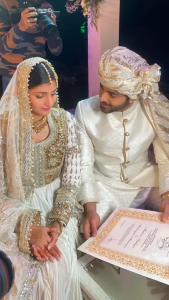 The Nikah 🕊️ MASHALLAH 🤍 #sheheryarmunawar #pakistanicelebrities #fyppp #fyp #1millionaudition #lollywood 