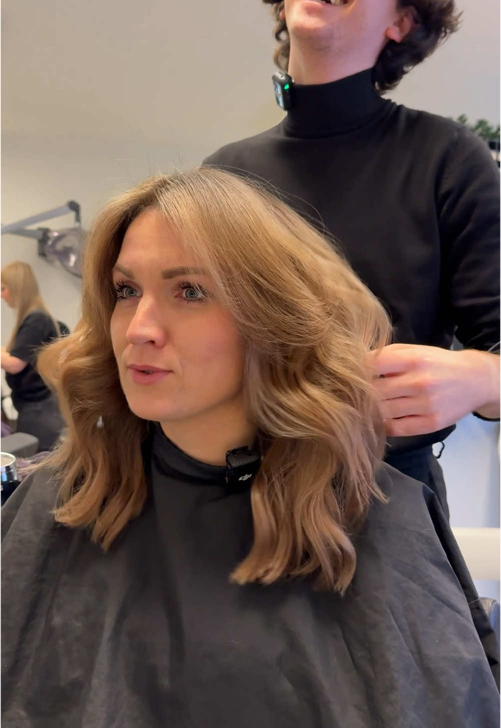 Maron Blonde✨ #hairstylist #hairdresser #balayage #airtouch #brondehair #maronblonde #layers #layerdhaircut #blowout #hair #haircolor #hairinspo #hairtransformation #transformation #newhair #haare #haareab #hairgoals #friseur #fy #fyp #foryou #fyp #foryourpage @Wella Professionals