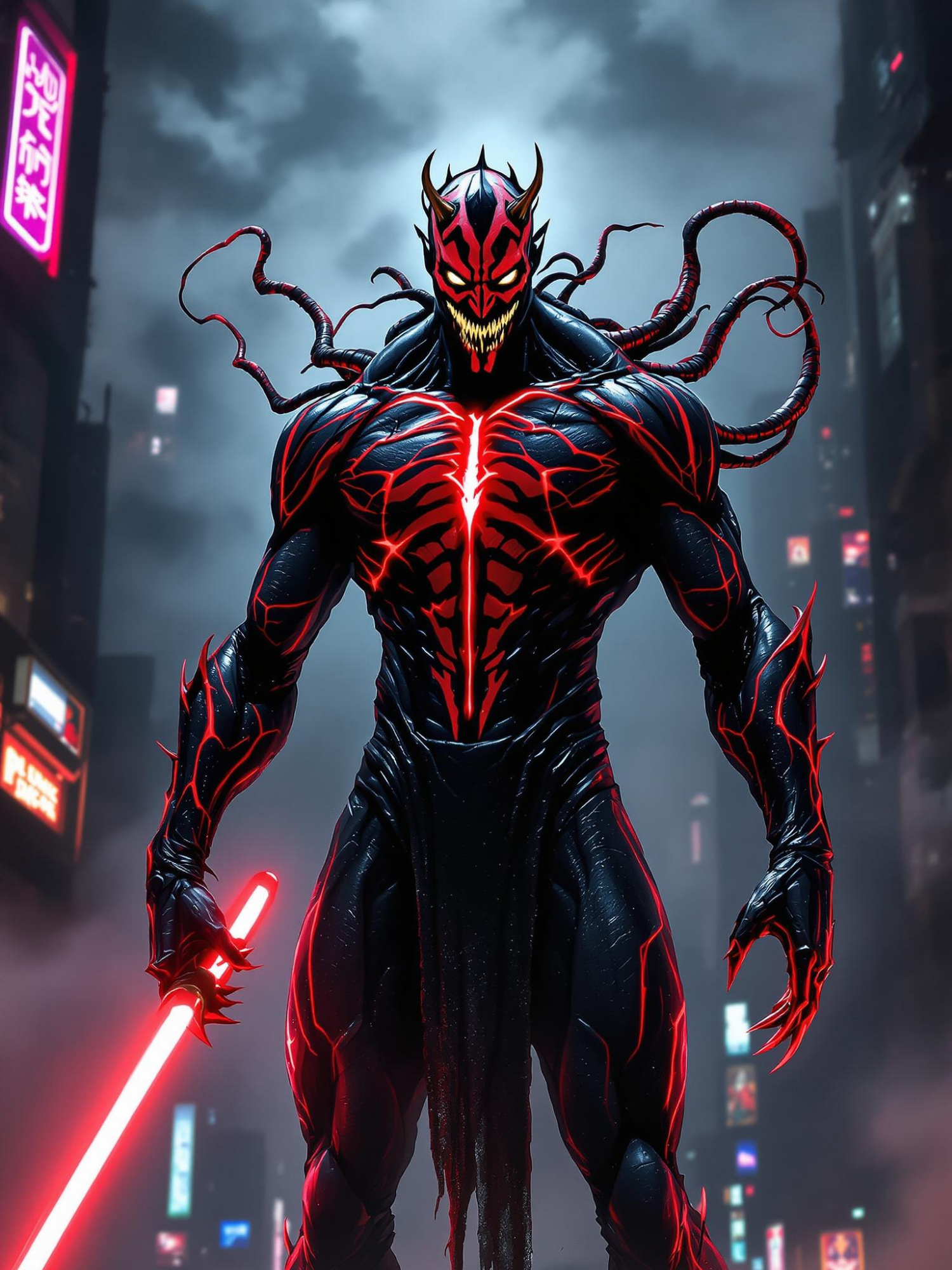 Star Wars x Marvel #starwarsfan #marvelstudios #fusion #hybrid #aiart