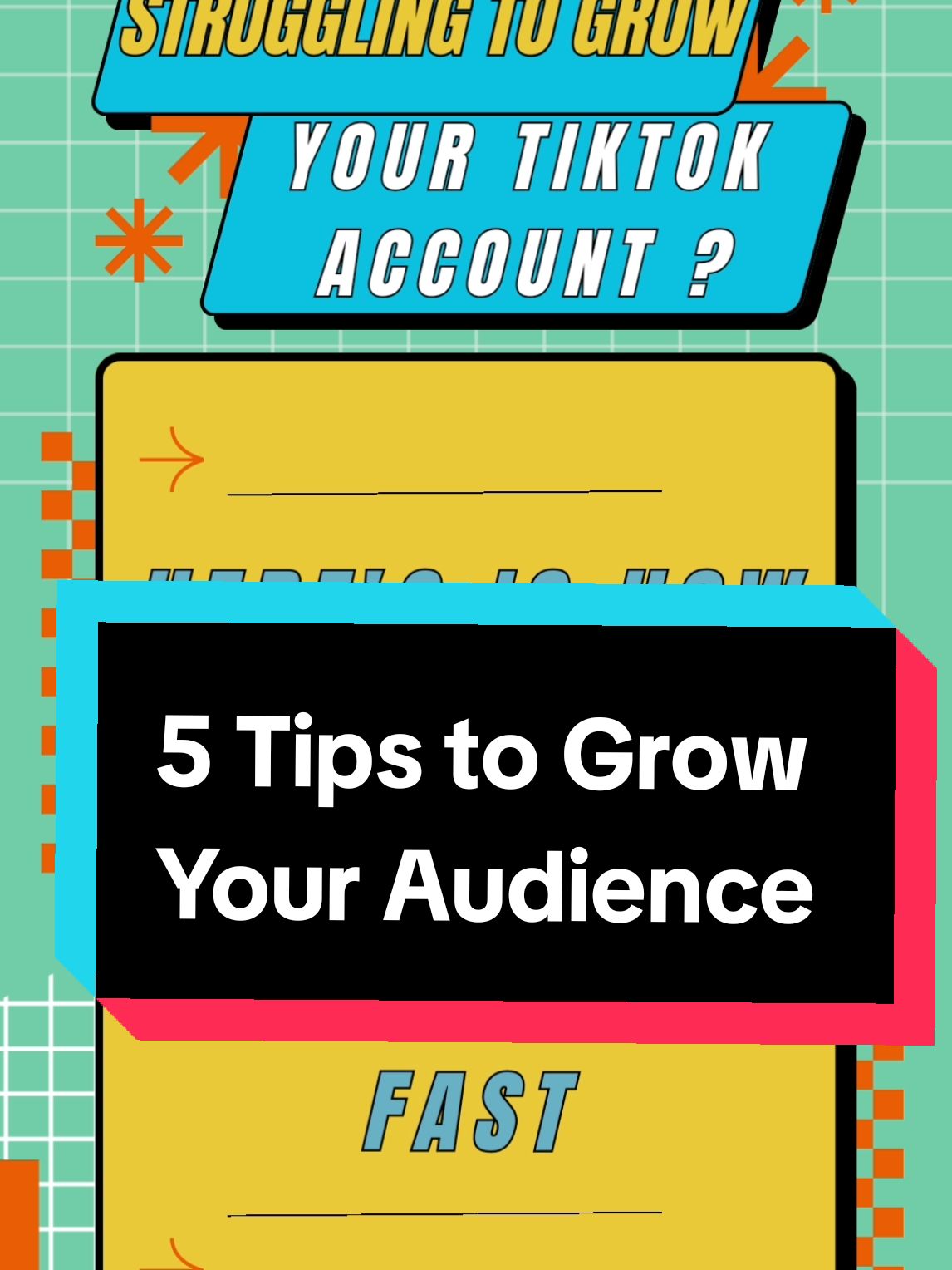 Want to grow fast on TikTok? 🚀 Follow these 5 tips to gain your first 1,000 followers!  Which one are you trying today? Drop your thoughts below! 👇 #viralvideos #TikTokGrowth #ContentCreatorTips #fyp #foryoupage #fyppp 