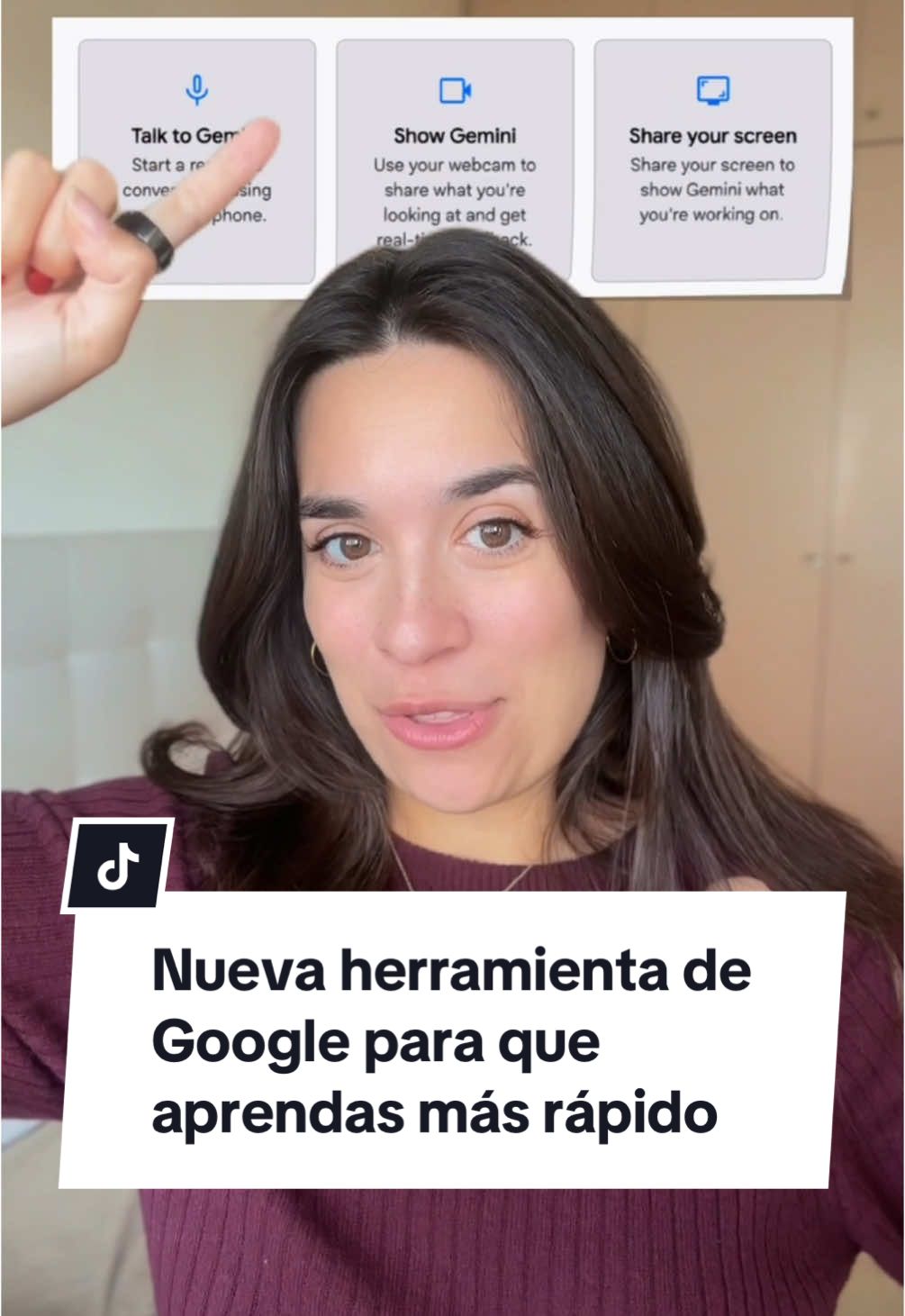 👩🏻‍🎓 Google acaba de lanzar una herramienta que cambiará tu forma de aprender por tu cuenta.  Seguramente conozcas ya Gemini, la IA de Google, pero seguramente no hayas oído hablar de su nueva funcionalidad “Stream Realtime”, que te permite usar la IA como si fuera tu profe particular, simplemente compartiéndole pantalla 💻 Me parece un punto de inflexión total en nuestro aprendizaje autónomo 🚀 ¿Para qué lo usarías tú? Te leo 👀 #gemini #streamrealtime #google #ai #ia #formacion 