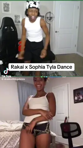 rakai and Sophia do tylas dance#rakai #sophie #tylawaterchallenge 