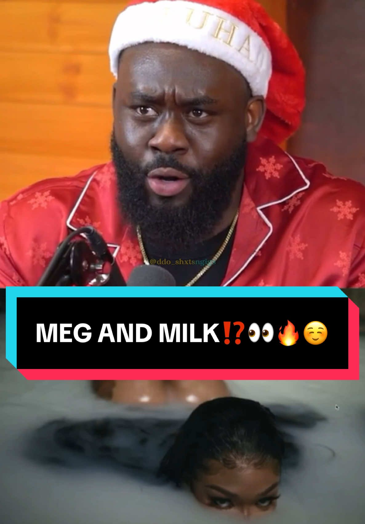 MEG AND MILK⁉️👀🔥☺️@Megan Thee Stallion #funny #shxtsngigs #podcast #megtheestallion #mamushi 