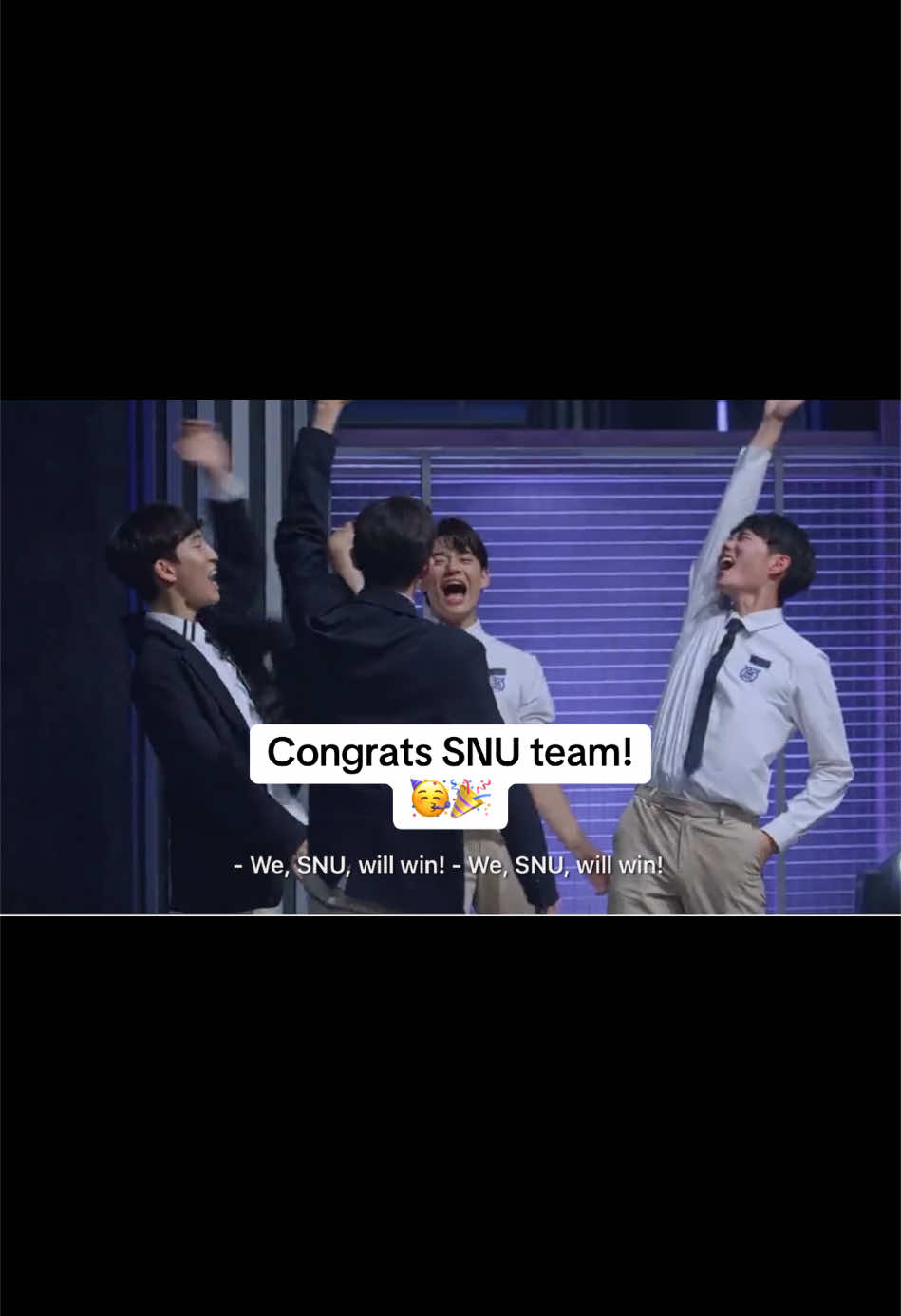 Last episode is so satisfying!🔥 Well deserved YJKW🫶🏼 #universitywar #eliteleauge #SNU #junhyeong #gyumin #suhan #junhyeong 