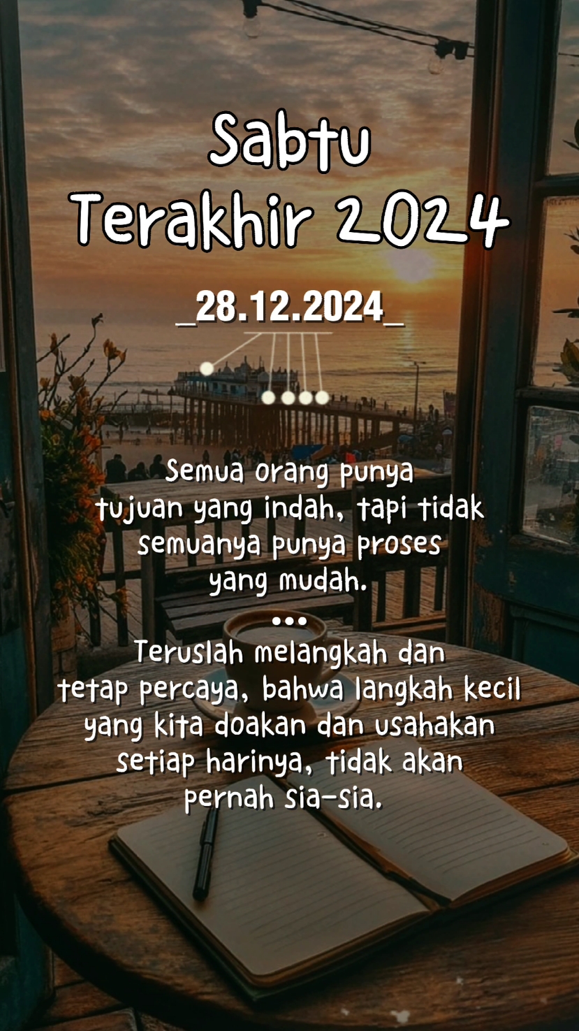 Sabtu Penghujung Tahun 2024 . . . .  #templatecapcut #happyweekend   #template  #fypシ #28desember2024  #fypdong  #motivasi  #storywa  #dedikawan #CapCut 