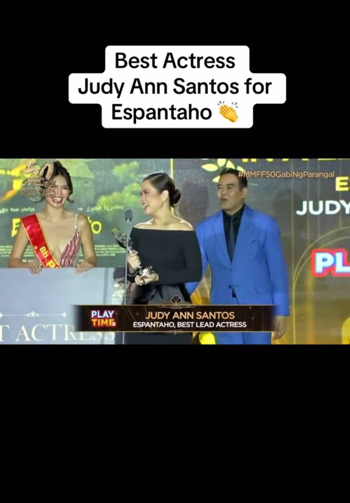 Oo nga nmn pera rin ang 100K 😂 #judyannsantos #bestactress #mmff50gabingparangal #espantaho  #foryoupage #fypage #fyp #foryou 