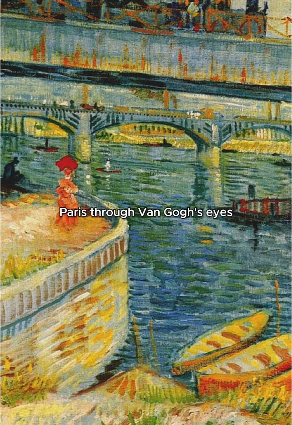 🌆✨ See Paris like never before—through Van Gogh’s eyes! Which painting would you want to step into? #parisart #vangogh #vangoghart 