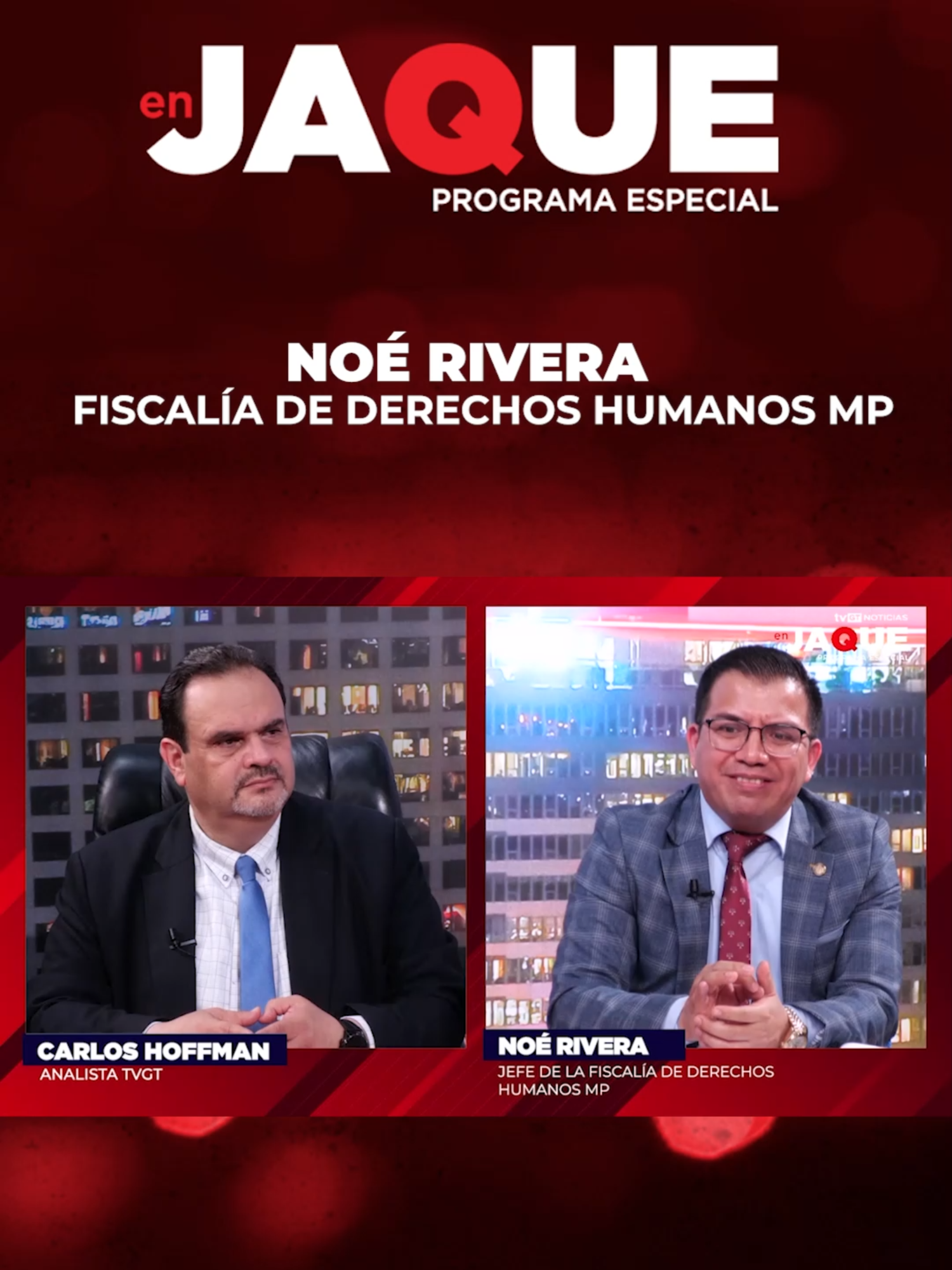 En Jaque scon Noe Rivera Fiscalia Derechos Humanos MP #Guatemala #Guate #GT #Gobierno #Semilla #Bernardo #Arevalo #Viral #Parati #PartiGT