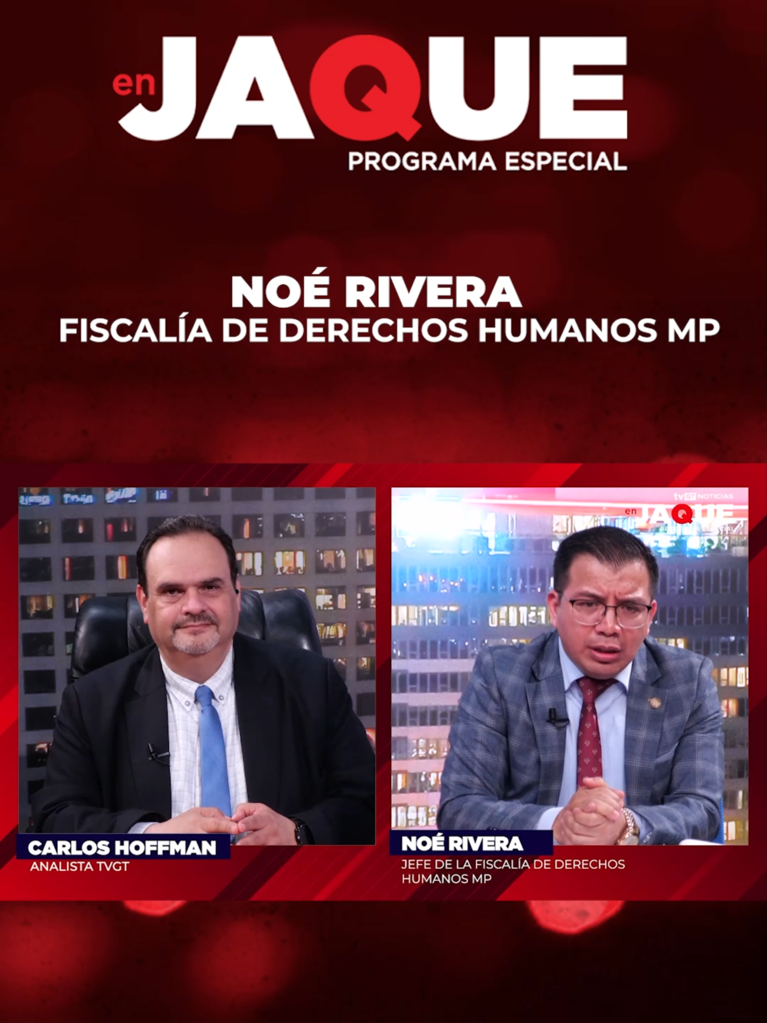 En Jaque scon Noe Rivera Fiscalia Derechos Humanos MP #Guatemala #Guate #GT #Gobierno #Semilla #Bernardo #Arevalo #Viral #Parati #PartiGT