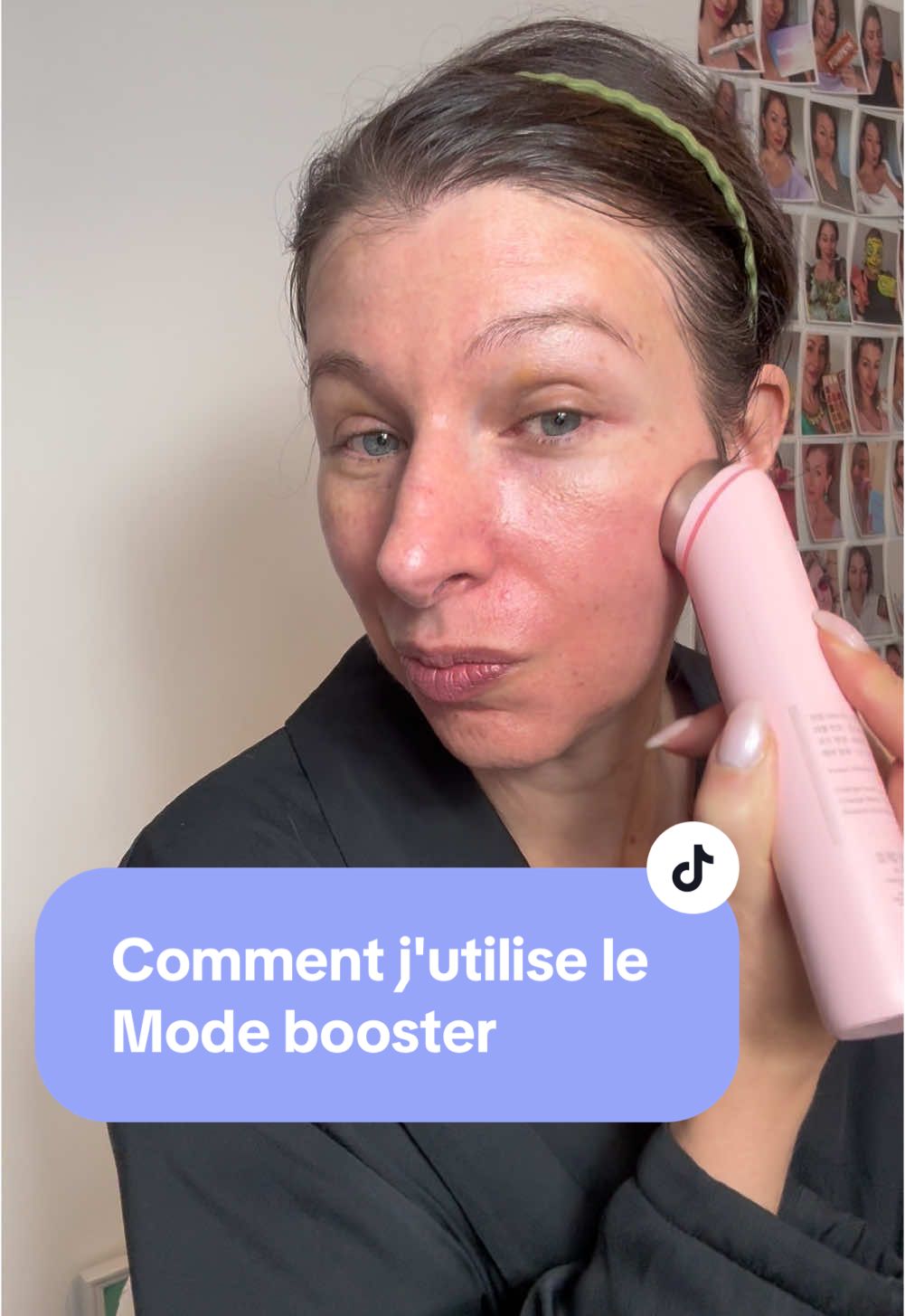 Comment j'utilise le mode booster et comment j'intègre le Medicube age r booster pro dans ma night routine  #medicube #agerbooster #agerboosterpro #nightroutine #beautydevice #retinol #antiage #hydratation #moisturiser 