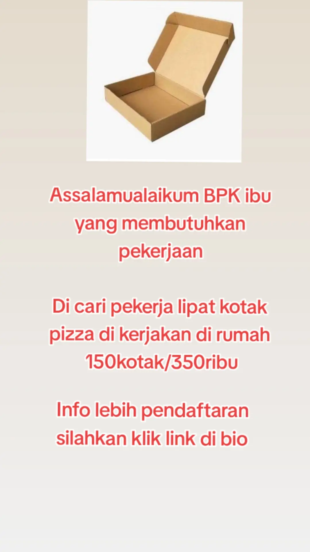 #fypviral #lipatkotak #tiktokviral #loker #kotak #lowongankerja #lokerterbaru2024 #fyp #kotakpizza #lokerindonesia #loker2024 