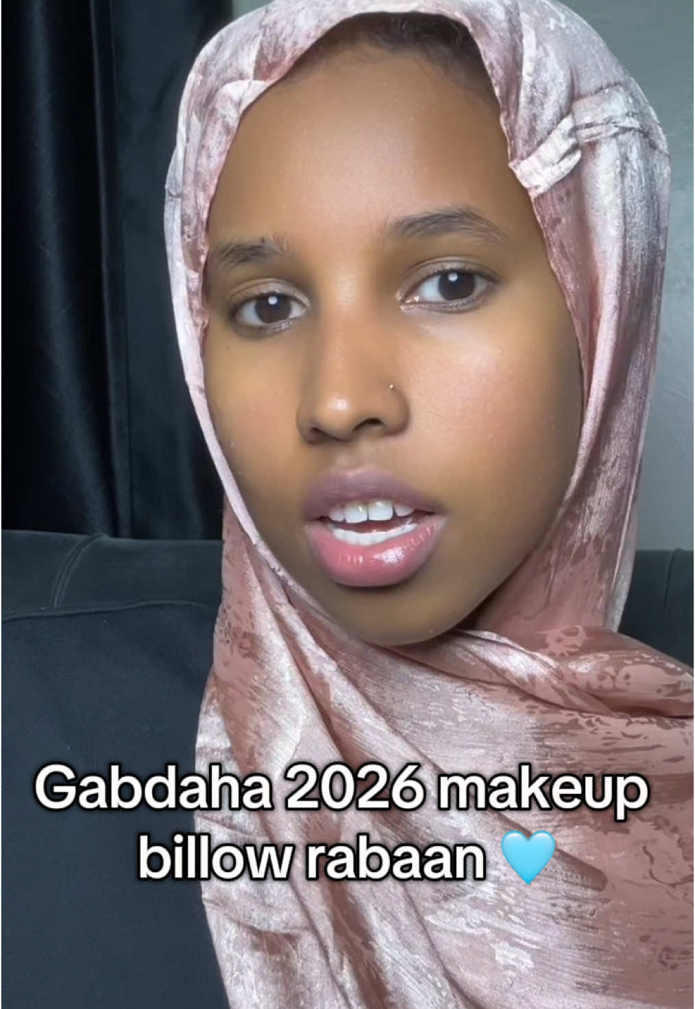 Gabdaha 2026 makeup billow raban 🩶 #makeup #somalitiktok #somaligirls 