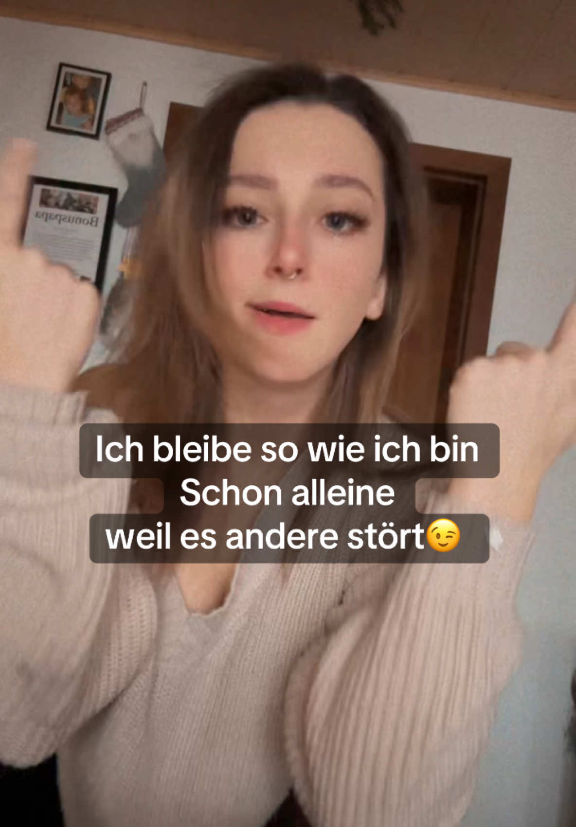 Ich bleibe so wie ich bin  Schon alleine  weil es andere stört😉  #jasminmisschaos #fypシ゚viral🖤tiktok 