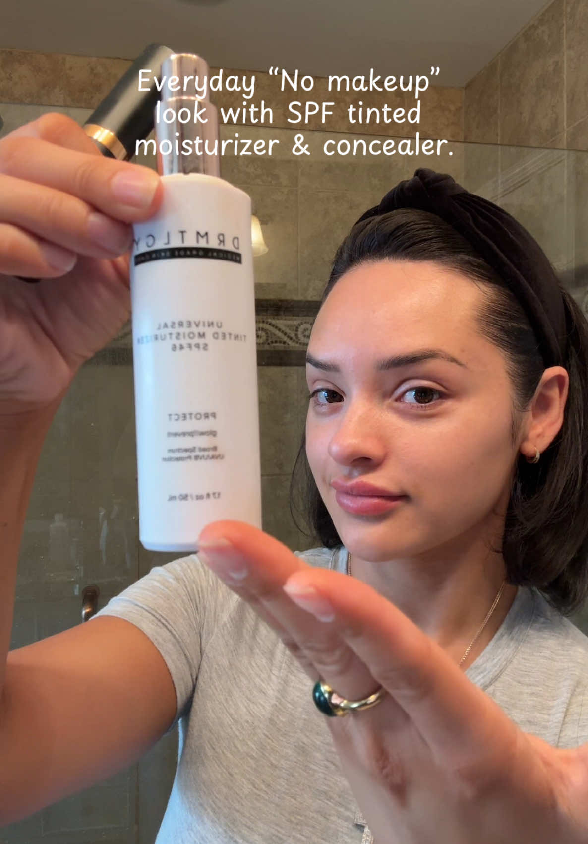 YOUR MAKEUP SHOULD BE GOOD FOR YOUR SKIN!! One thing about me, I’m gonna wear my SPF everyday & with this tinted moisturizer and concealer it makes it even easier to remember to put on. SPF is one of the most underrated anti-aging products, I swear. @DRMTLGY #antiaging #spf #spfmakeup #makeup #concealer #drmtlgy #tintedmoisturizer #tintedsunscreen #TTSdelightnow #giftguide #treasurefinds #selfcarefinds  #tiktokshopfinds #tiktokshopcreatorpicks  