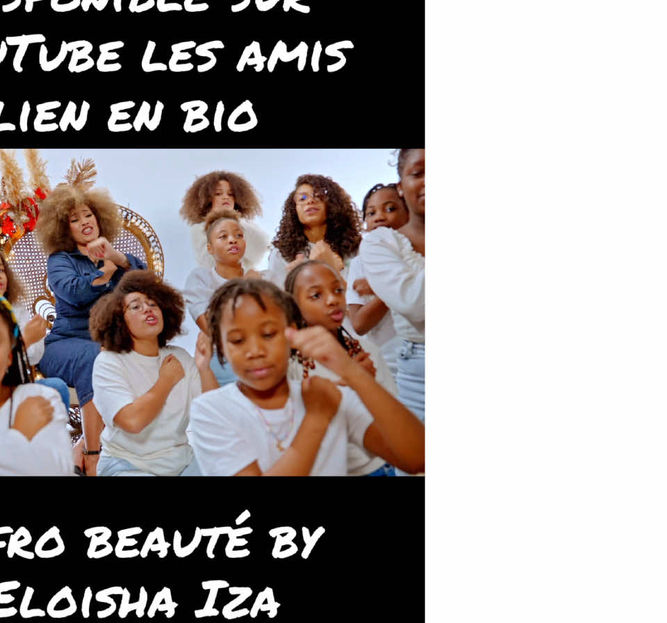 Le clip de Afro beauté est enfin disponible sur YouTube !!! Voici le lien : https://youtu.be/5Au9LBBaeLE?si=z5MVvnmceZAMvQjS