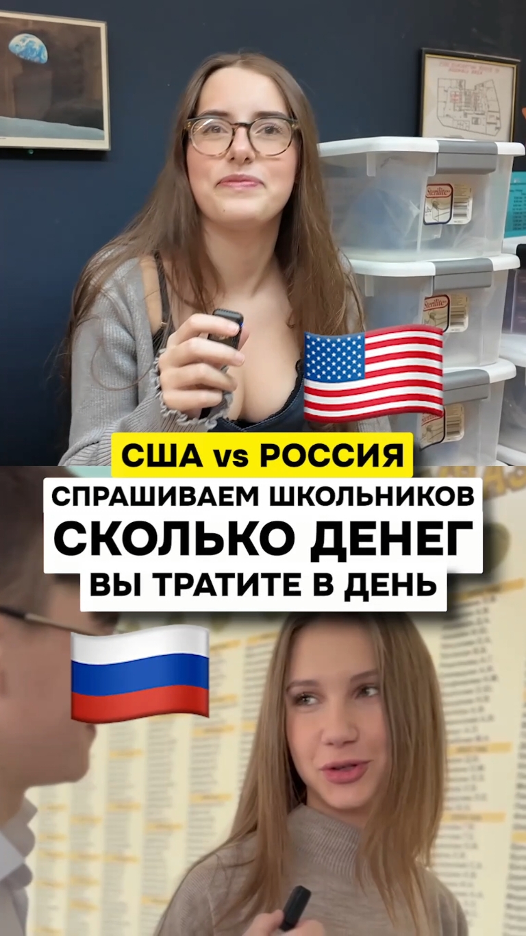 Сколько денег школьники тратят в день? 