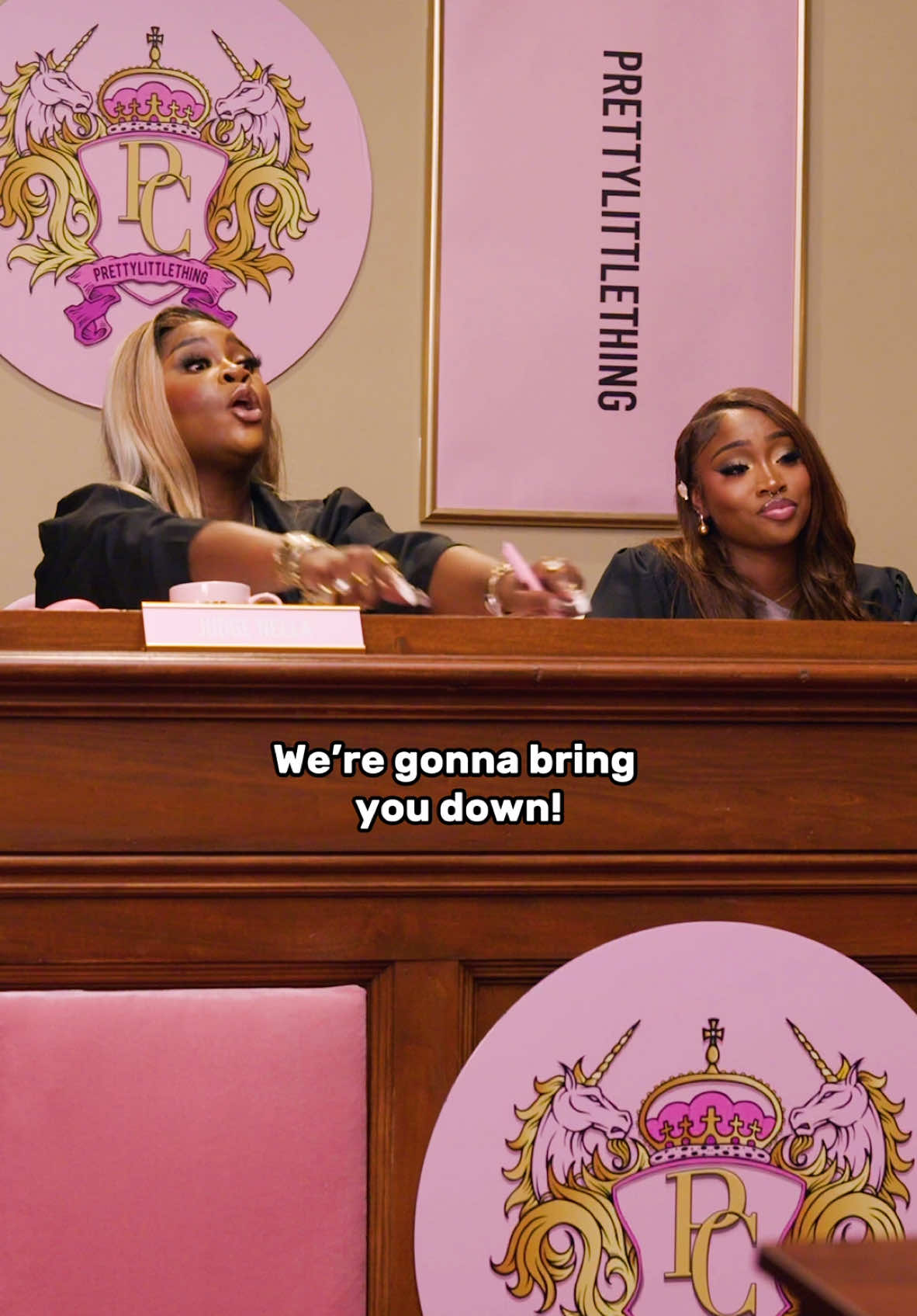 She said WHAT…😱 #ThePinkCourtroom @Indiyah @Nella Rose 