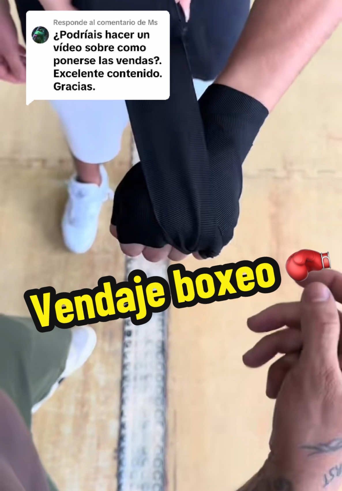 Respuesta a @Ms 😉🤝 #vendaje #boxeo #boxing #boxinday #tutorial #teamsanchez 