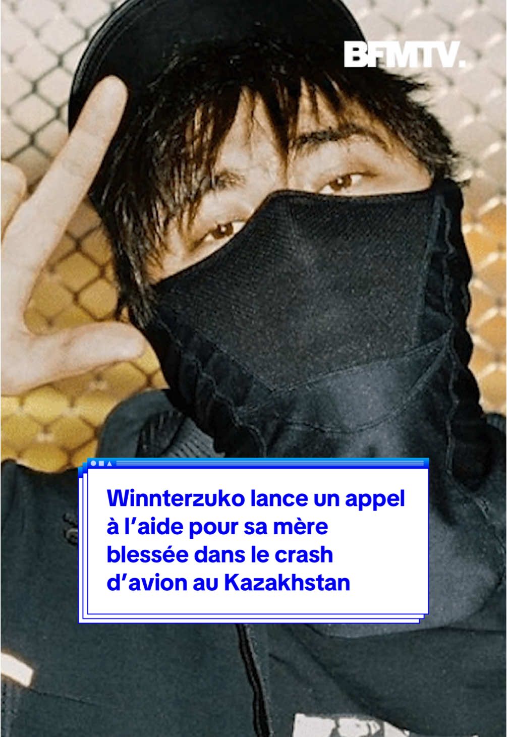 Le rappeur Winnterzuko lance un appel à l’aide pour sa mère blessée dans le crash d’avion au Kazakhstan #kazakhstan #crash #avion #winnterzuko 