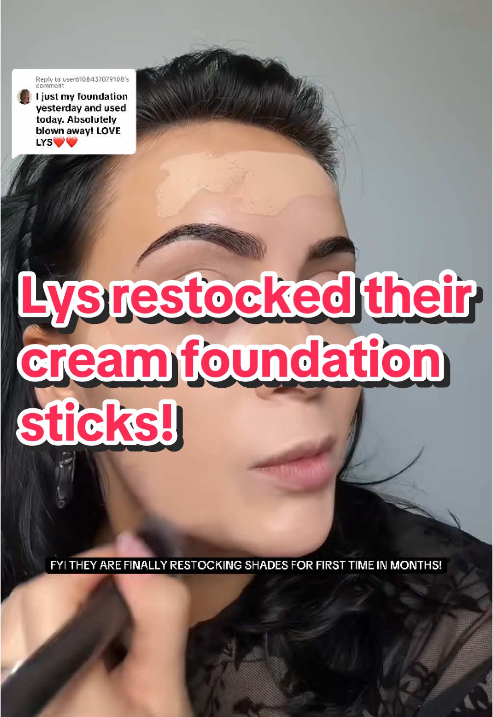 Replying to @user6108437079108 it is one of my favs now! @LYS Beauty finally restocking shades in their foundation stick! #lys #lysbeauty #lysfoundationstick #ttsbeautybesties #selfcarefinds #tiktokshopnewarrivals 