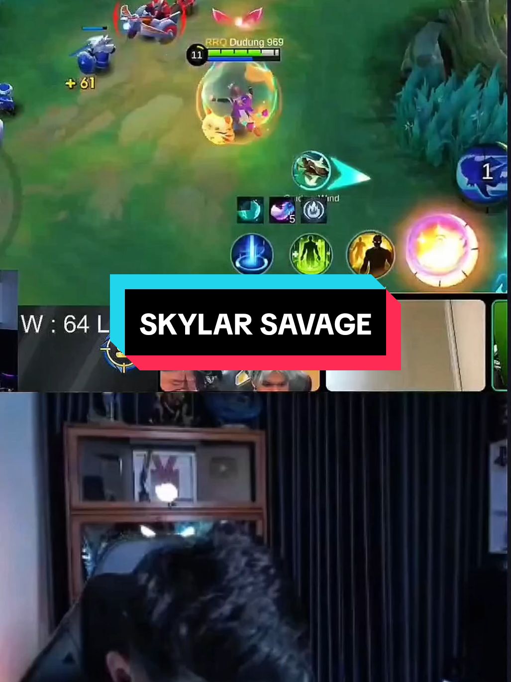 MOMENT SAKYLAR SAVAGE #skylar #MLBBLukas #PeerlessLight #kingmoba #mobilelegends