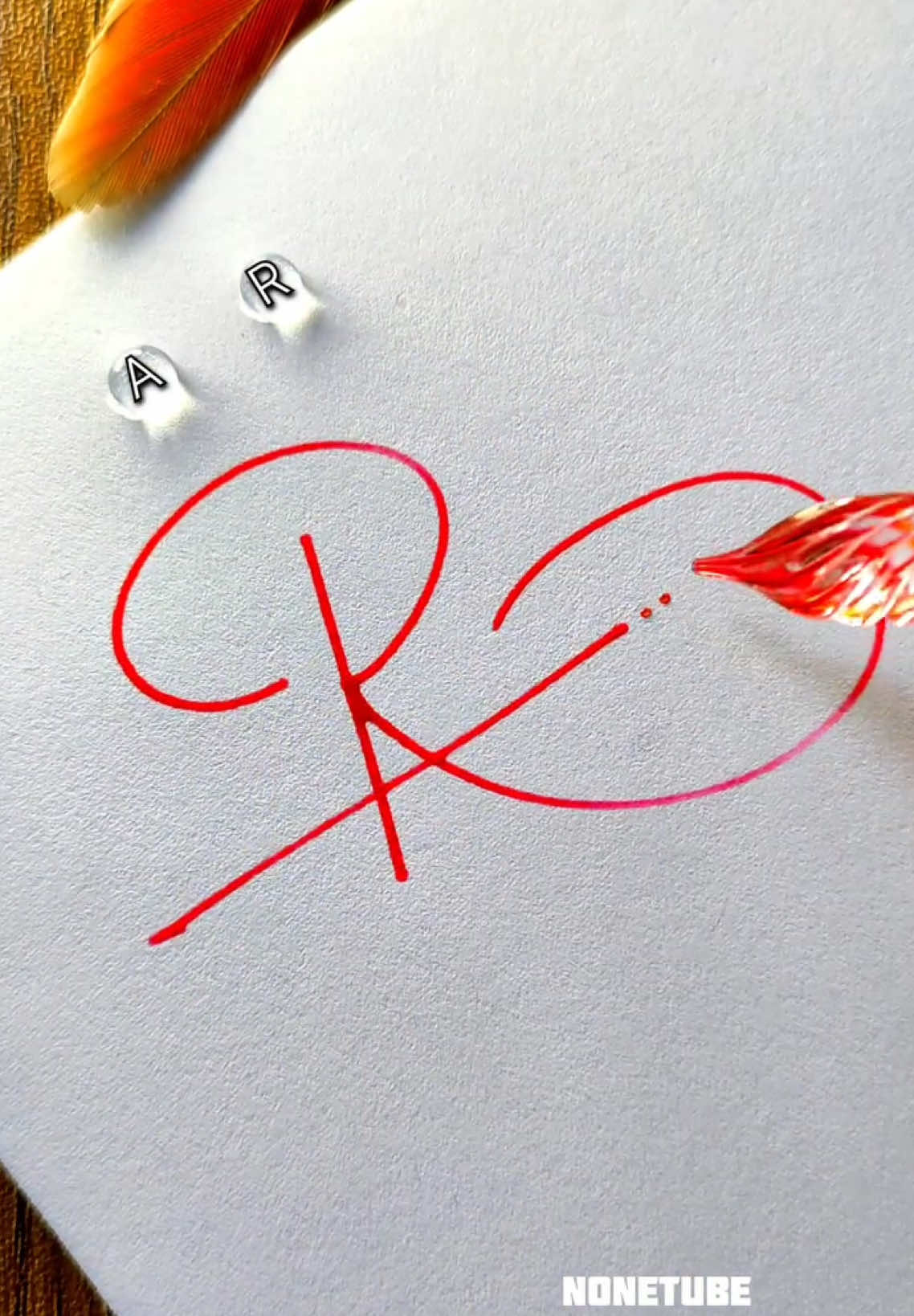 Letter A&R #signature #howtodraw #handwriting #calligraphy 