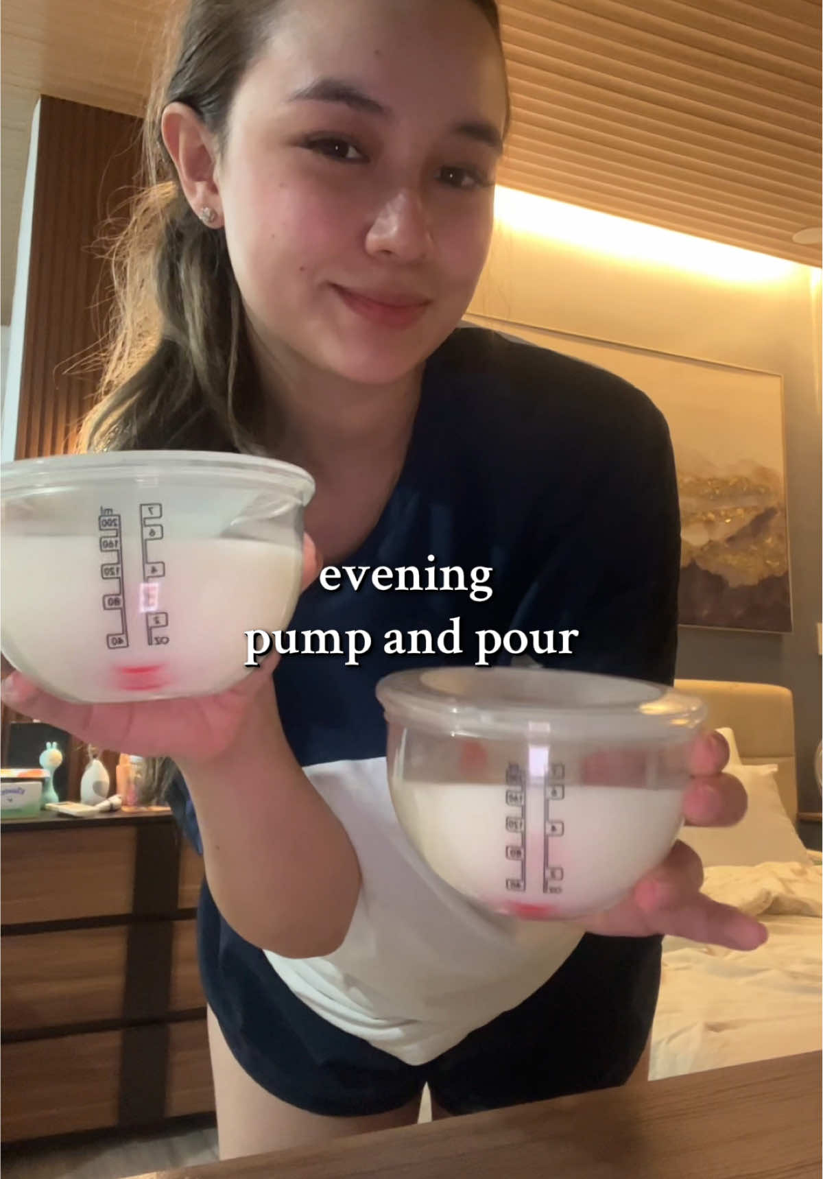 had to film another pump and pour today to make up for my last vid! finally home after traveling for 4 hrs 🥳😴 #pumpingmom #motherhood #postpartumjourney #oversupplier #oversupply #asmr #pumpandpour #momlife #exclusivelypumping #lactationsupport #lactation #milkpour 