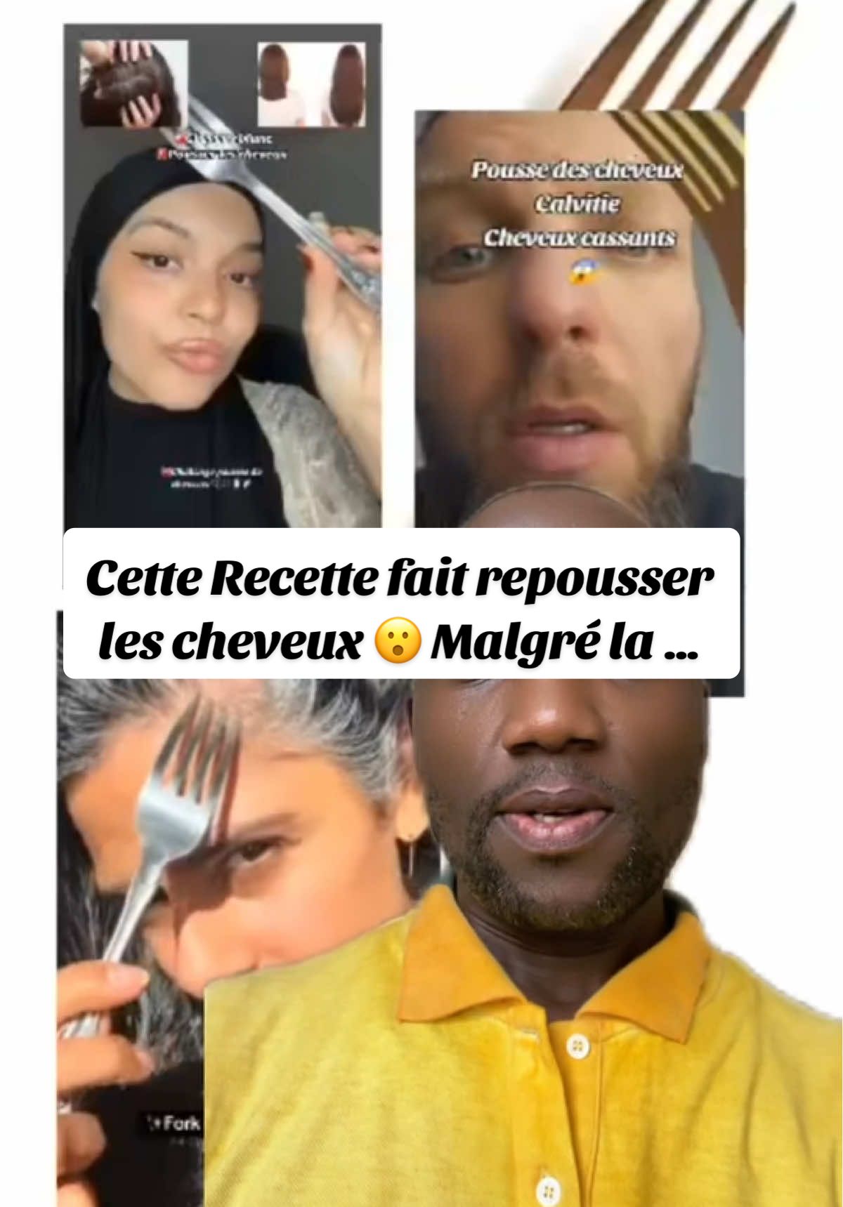 Recette secrète à la portée de tous, pour faire repousser les cheveux #creatorsearchinsights #viral #recettecheveux #minoxidil #devinelapersonne