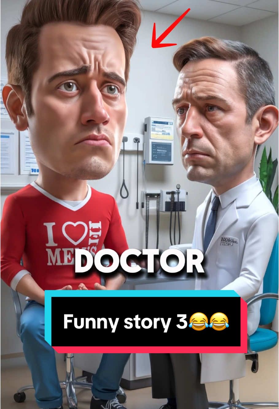 Wait till End😂😂 #story #jokes #funnyvid #doctor #fyp 