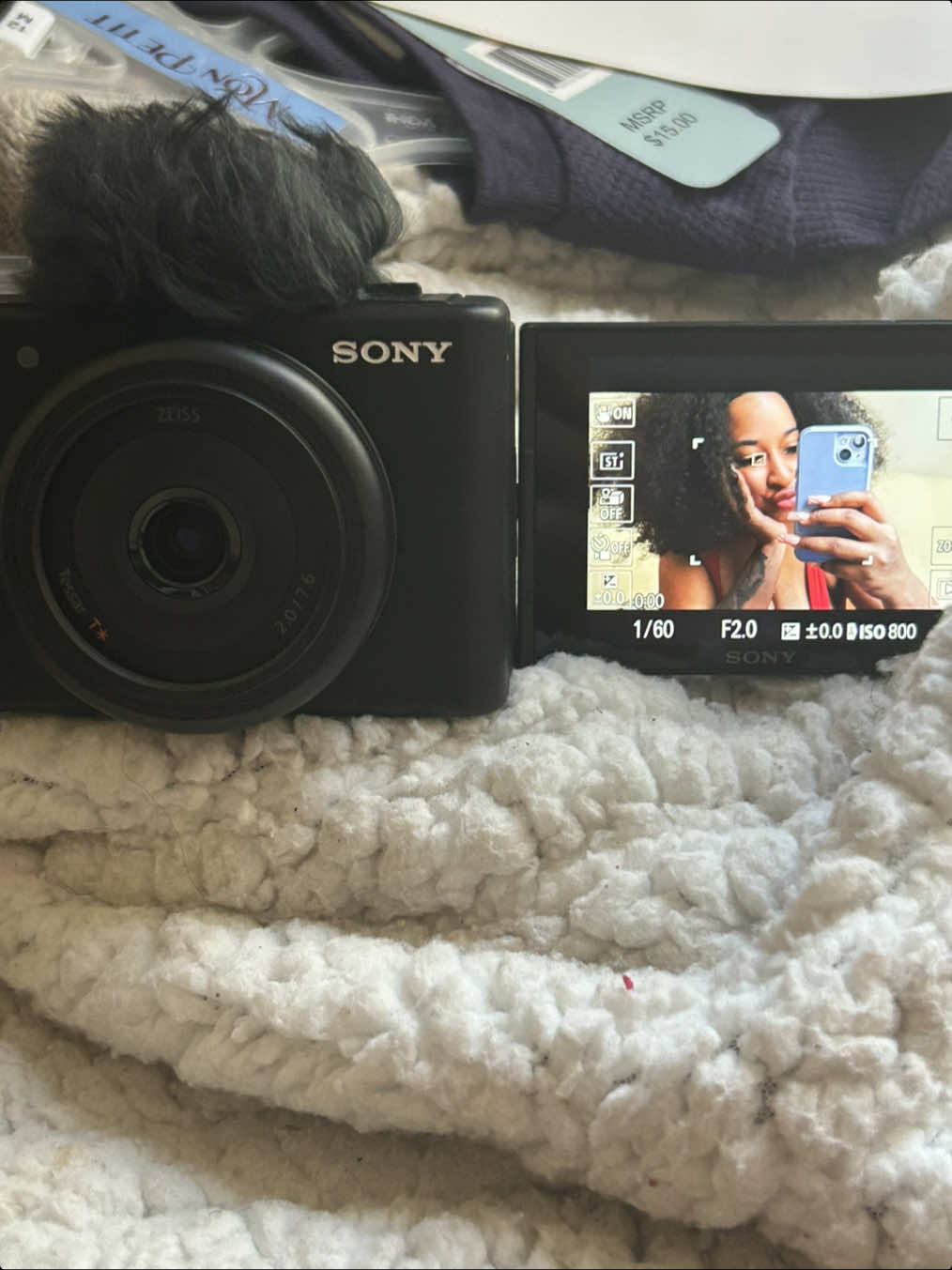 I finally got my content creation camera , stay tuned for yt 📸 ty to my man😻 #sonyzv1f #content #tiktokshop 