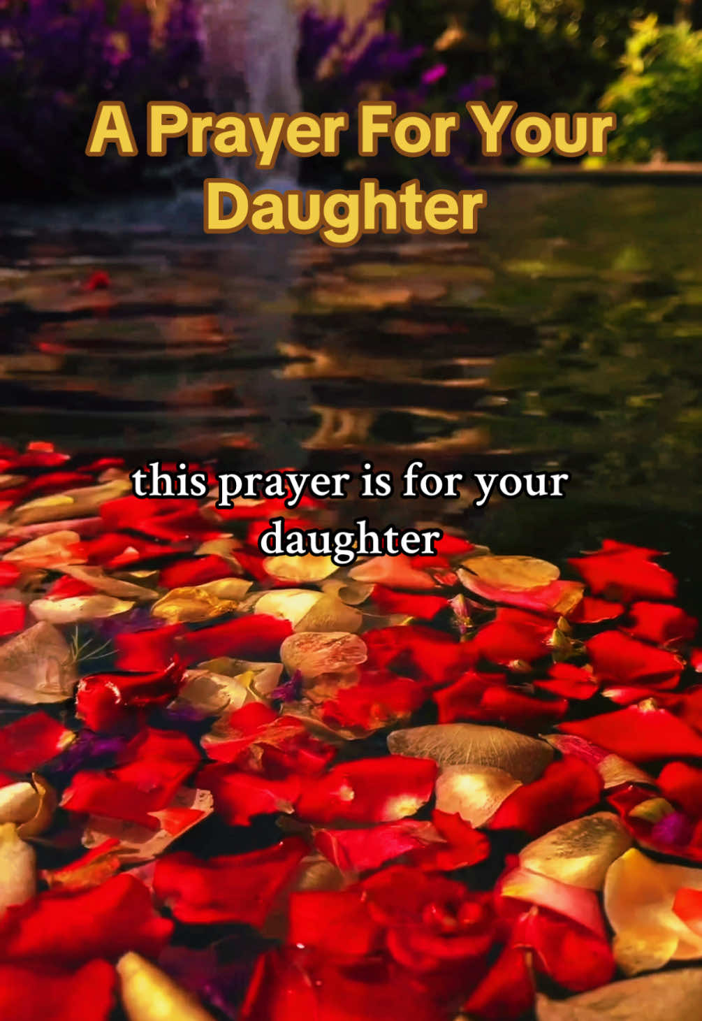 A prayer for your daughter #prayer #jesus #christian #godisgood 