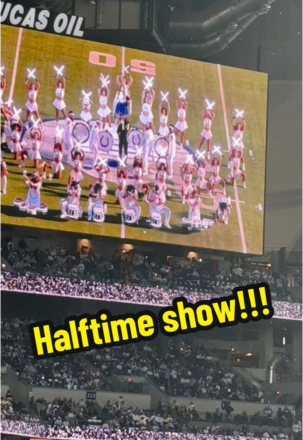 This was the most incredible moment, and I’m still in shock. I am eternally grateful to the @Indianapolis Colts for having me out to perform for this incredible halftime show! #bagpipes #bagpiper #colts #halftime #allythepiper #piperally 