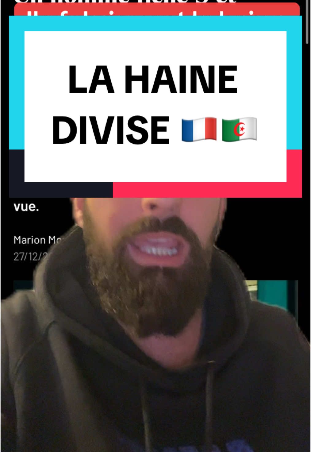 Diviser pour mieux régner : la haine anti #Algérie et anti #DZ est savamment orchestrée par certains en #France qui veulent protéger leurs intérêts. 