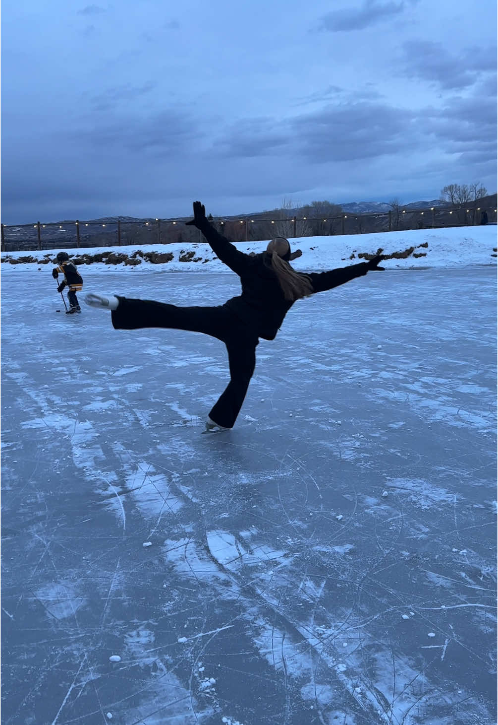 @sam and i attempt pairs? #figureskating #figureskater #figureskatingtiktok #fyp #utah #iceskater 