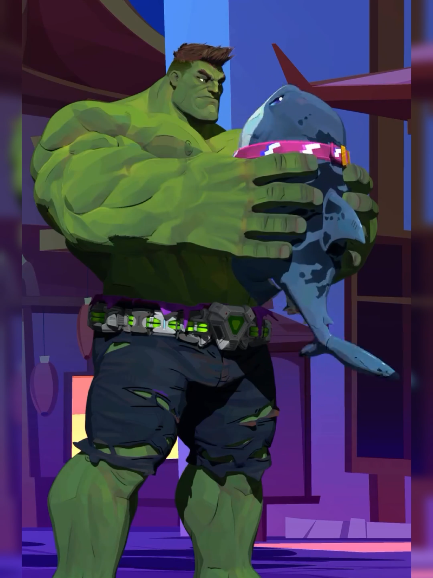 When Hulk meets Jeff… let’s just say it’s a squishy situation. 💥🦈 But don’t worry—Jeff’s tough, and even softer IRL! Grab your own cuddly chaos at 50% OFF with code JEFF until Jan 15. 🐟💚 Link in bio! #CuddleWithChaos #JeffTheLandShark #TikTokMadeMeBuyIt #MarvelRivals #PlushieAddict #FYP