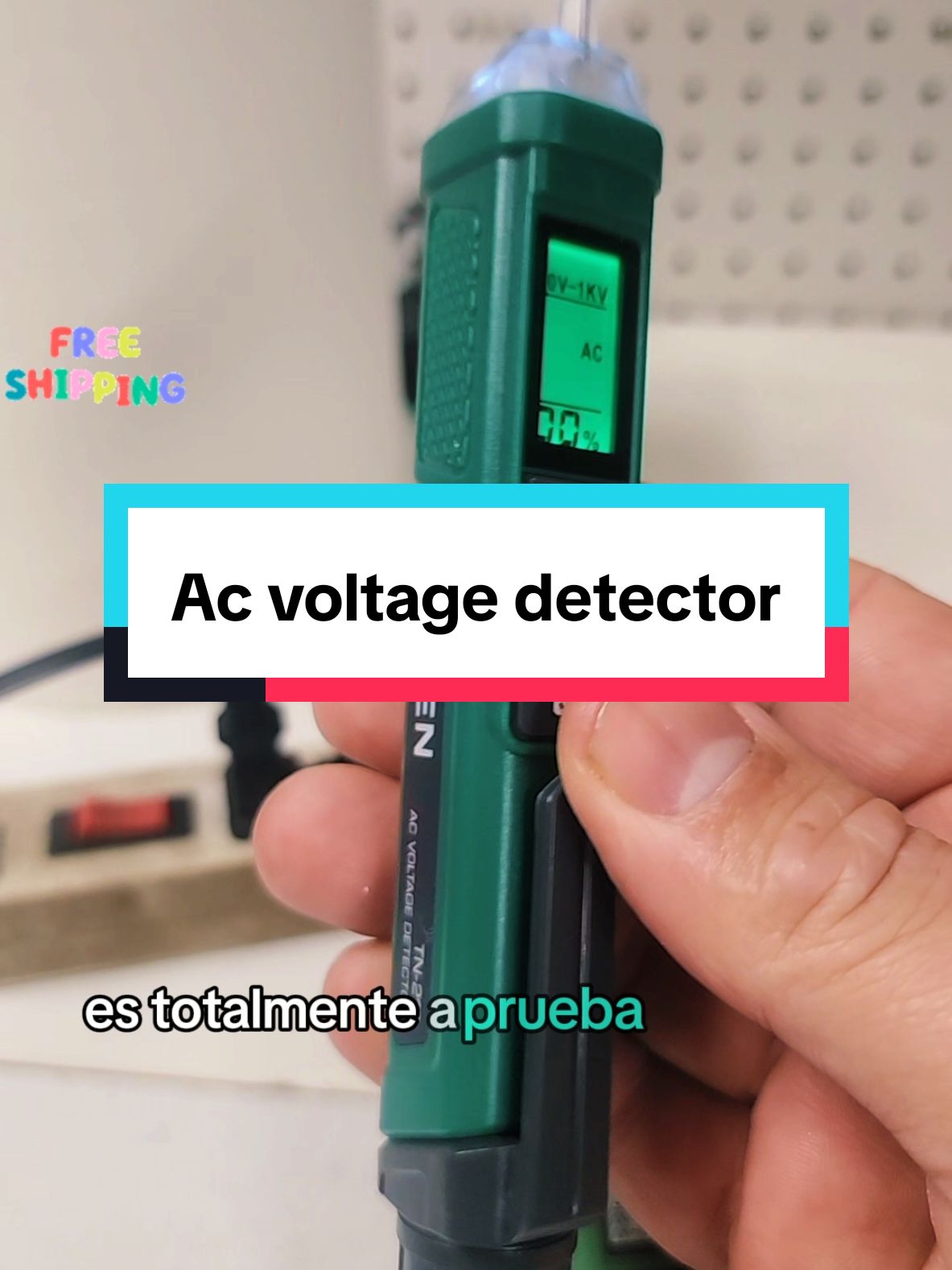 tesmen voltage detector ac 12v 1000v #tesmen #tool #electrical #forhim #voltagedetector #electrictool #electrician #tiktokshop 