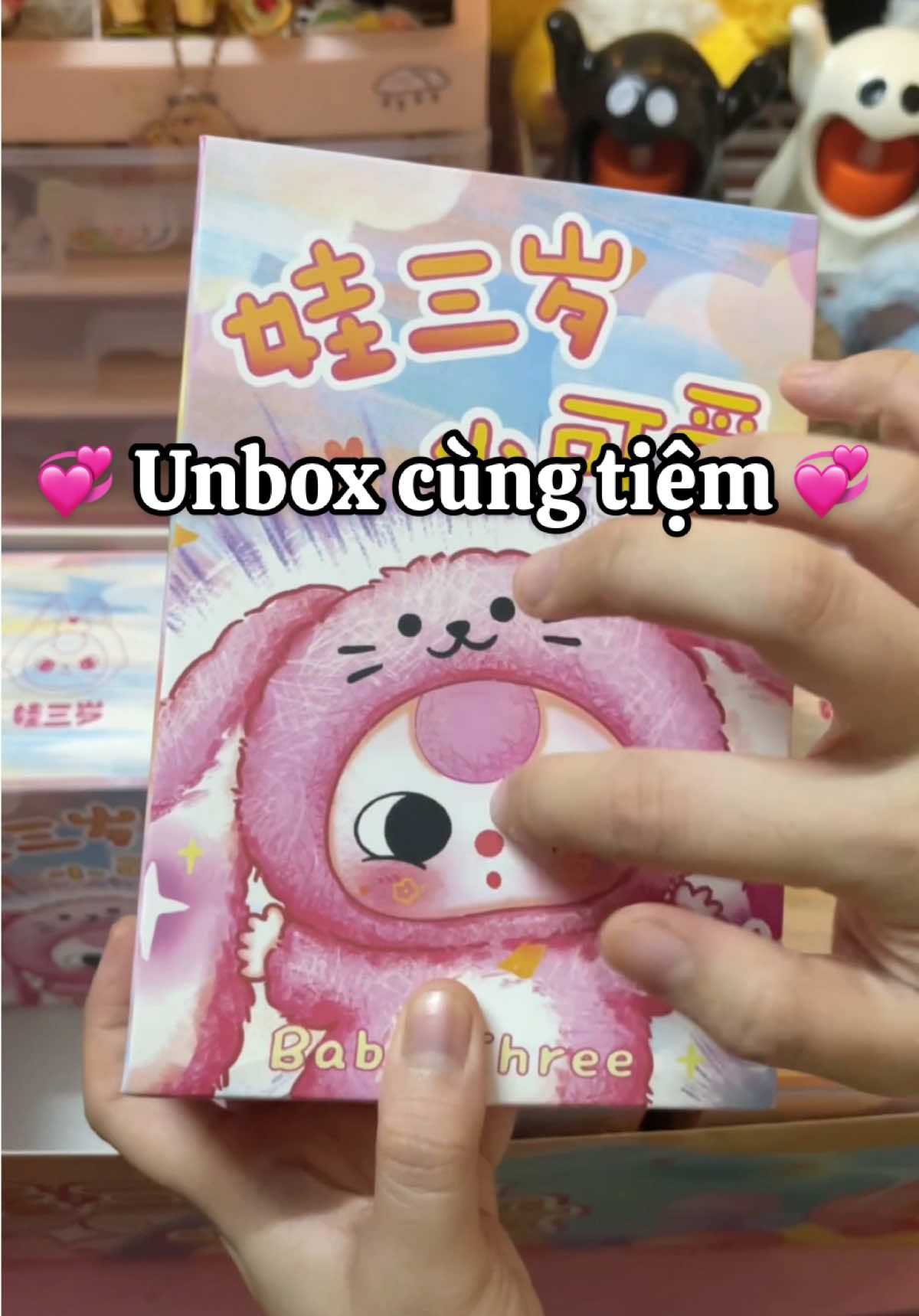 Bản mini xinh quá , mà hình như nhỏ hơn Macaron phải hong ta 🧐#CapCut #babythree #blindbox #babythreever3mini #v3mini #unbox #unboxing #fyp #foryou #viral #xuhuong #ilovetiktok #xh