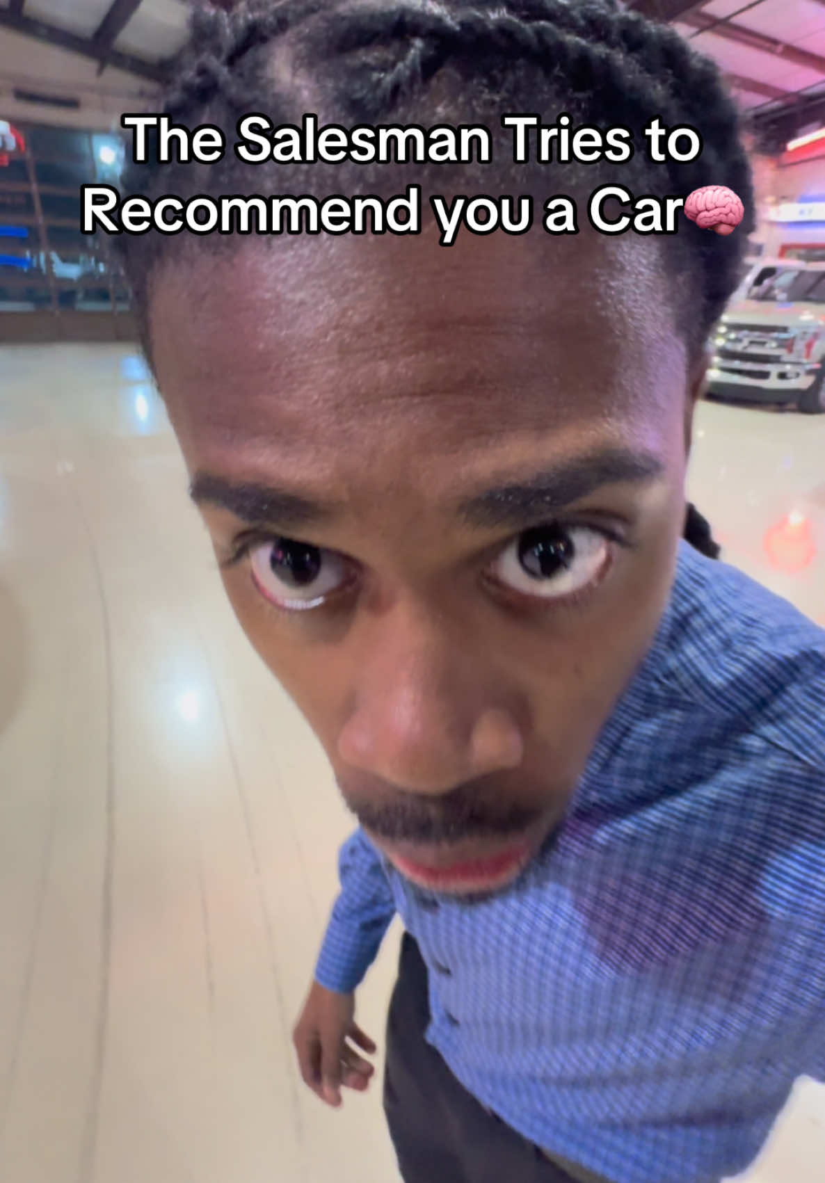 🧠THE SALESMAN TRIES TO RECOMMEND YOU A CAR BUT YOU SAY THIS #comedy #dealership #carsalesman #warranty 