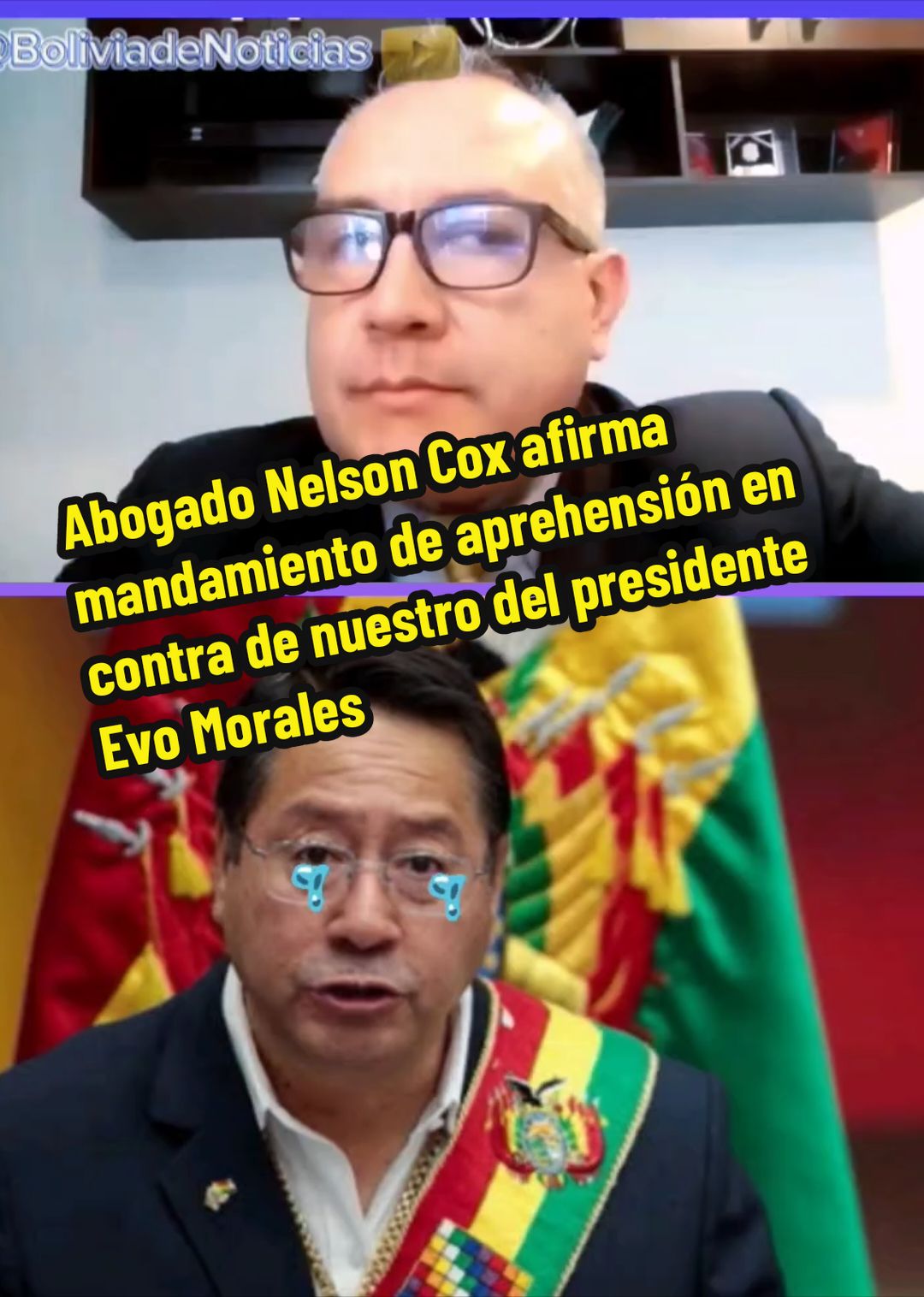 Abogado Nelson Cox afirma mandamiento de aprehensión en contra de nuestro del presidente Evo Morales Ayma es absolutamente ilegal y arbitrario, razón por la que no debe ser ejecutada por el Ministerio de Gobierno Luis Arce