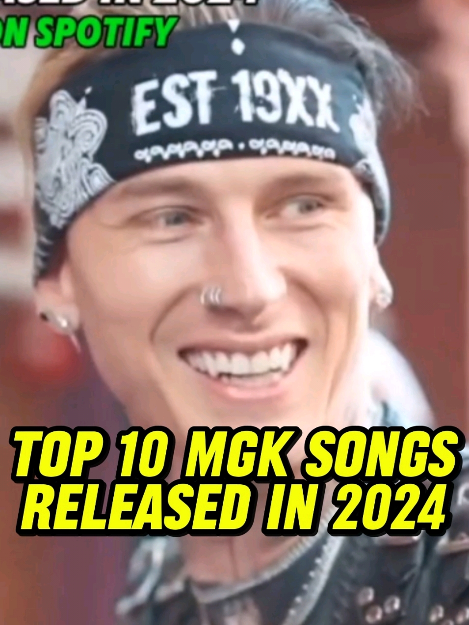 what's your favorite mgk song released in 2024? 👀  #mgk #machinegunkelly #colsonbaker  Top 10 mgk songs released in 2024 (based on spotify streams): 1. lonely road feat. jelly roll 2. dont let me go 3. sun to me (zach bryan cover) 4. beauty feat. trippie redd 5. lost boys feat. trippie redd 6. bmxxing 7. el pistolero 8. hiding in the hills feat. trippie redd 9. struggles feat. trippie redd 10. time travel feat. trippie redd rap ☑️ rock ☑️ country ☑️ @mgk  🎥: @vividcle @haileyostrom @carlyydurant 