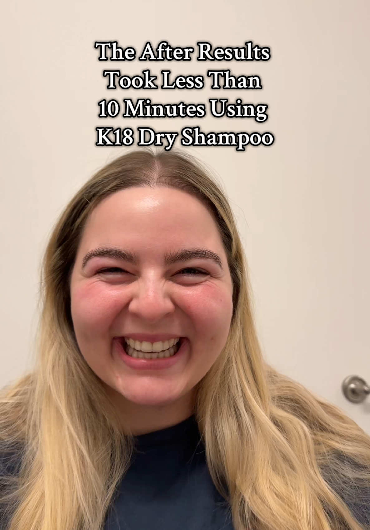 K18 dry shampoo definitely lives up to the hype! #k18 #k18hair #dryshampoo #dryshampooreview #tryingnewthings #k18results #k18hairflip #k18dryshampoo #dryshampootutorial #dryshampootips  @K18 Hair 